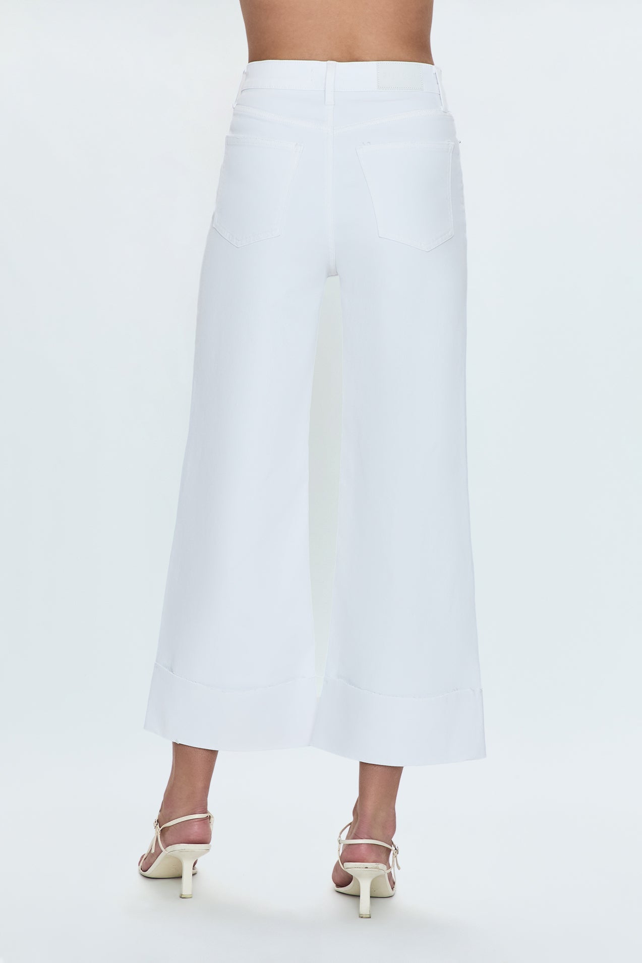 Lana High Rise Ultra Wide Leg Jean - Vivid White
