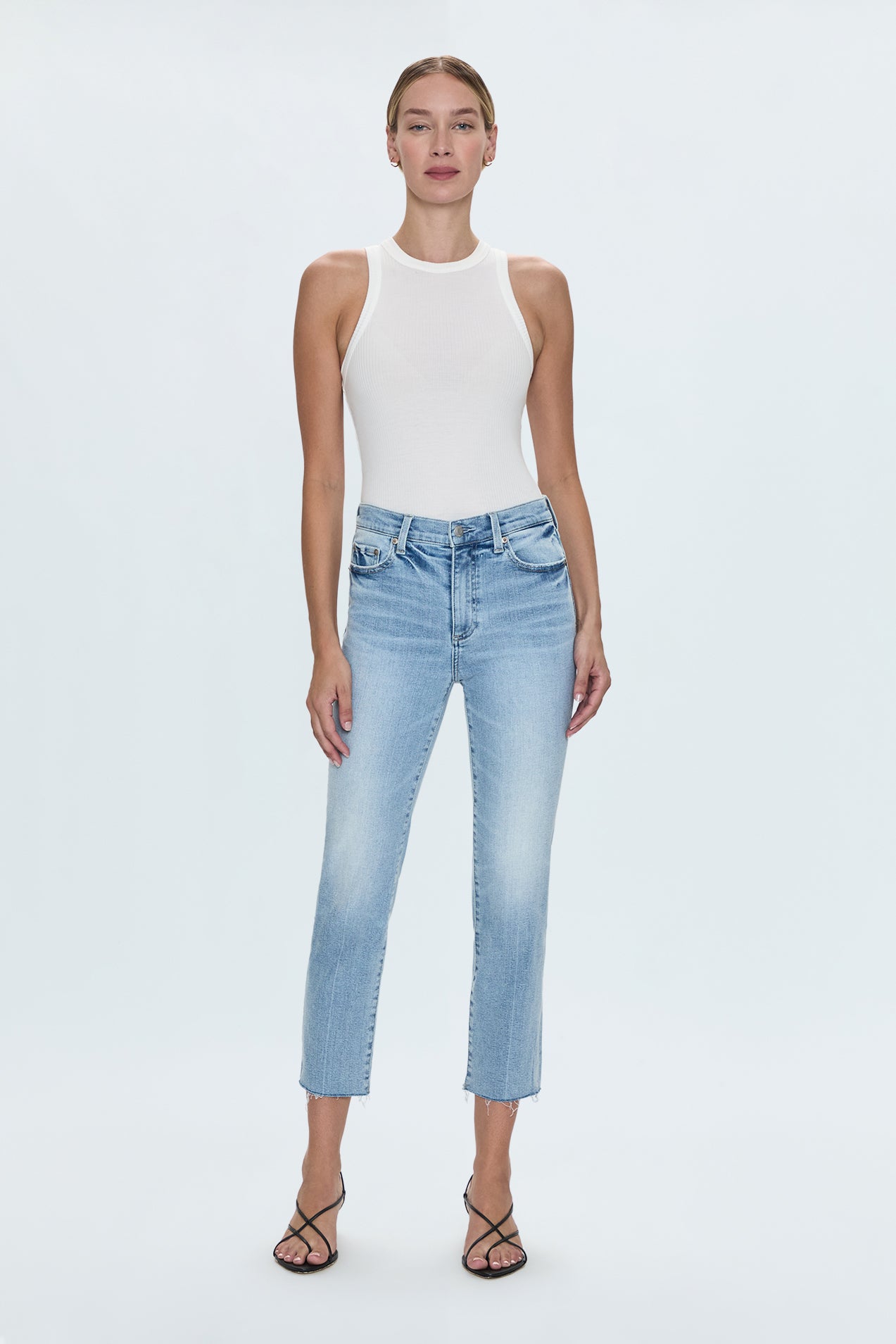Monroe Crop High Rise Cigarette Crop Jean - Strive