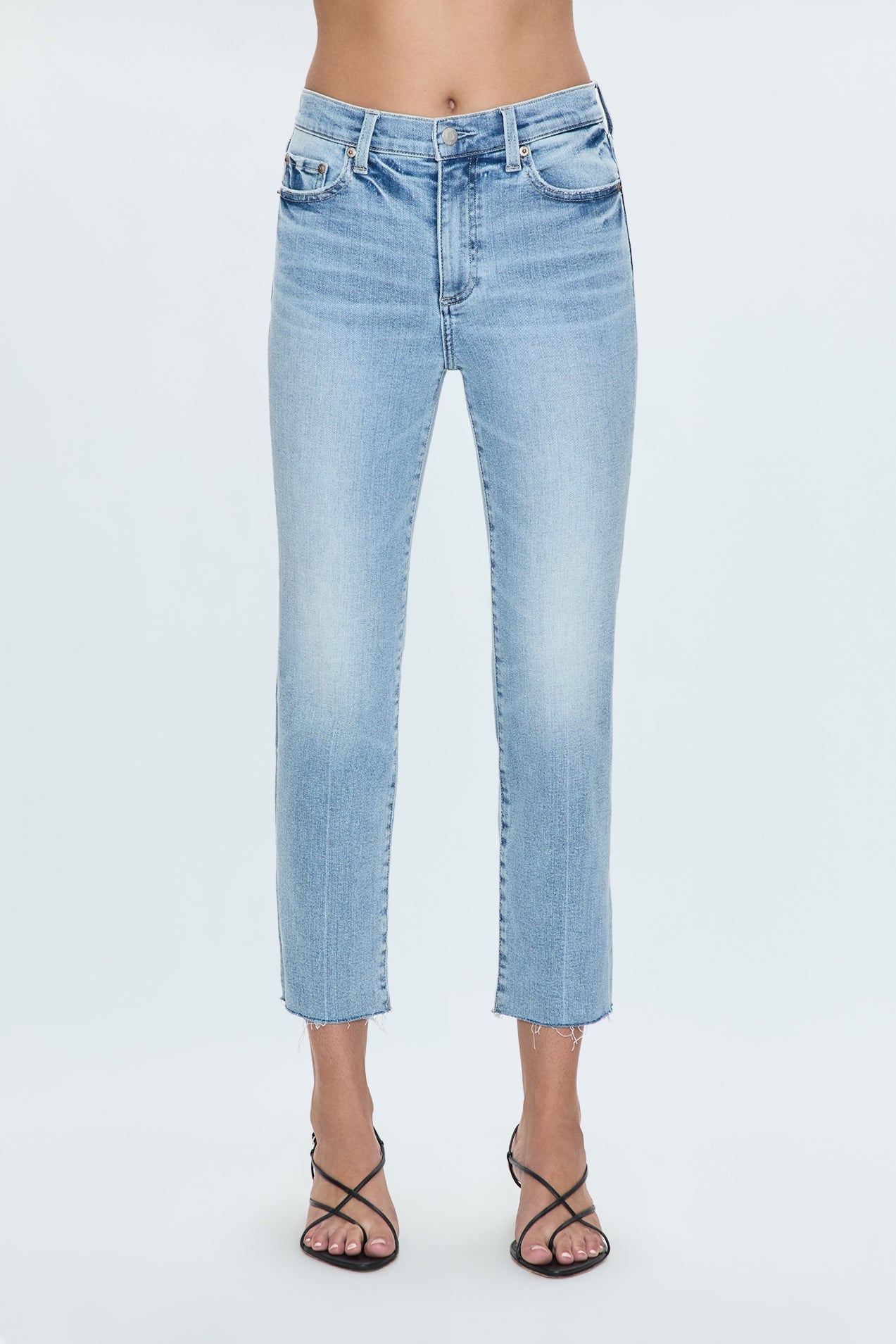 Monroe Crop High Rise Cigarette Crop Jean - Strive