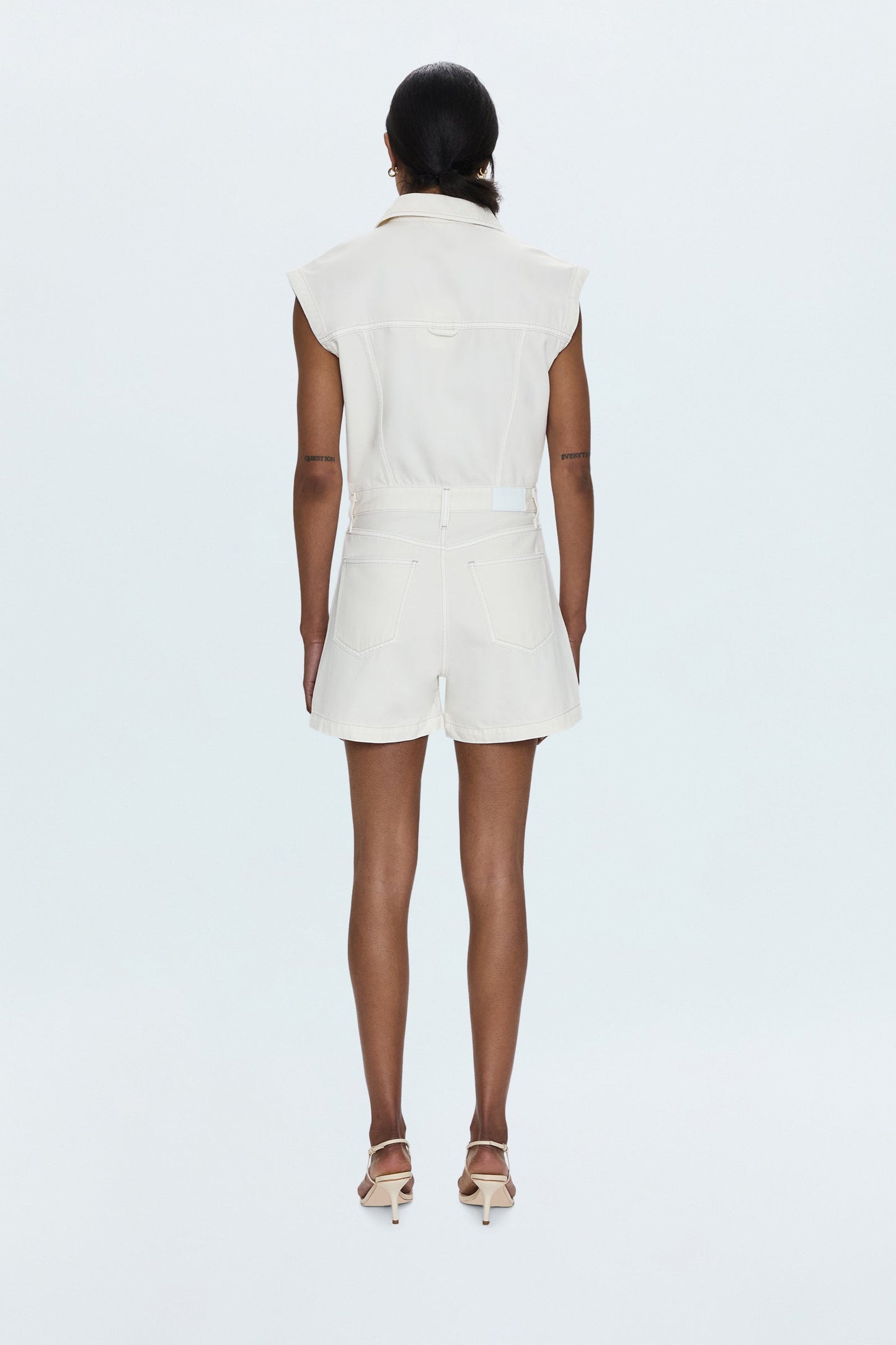 Lennox Romper - Ecru