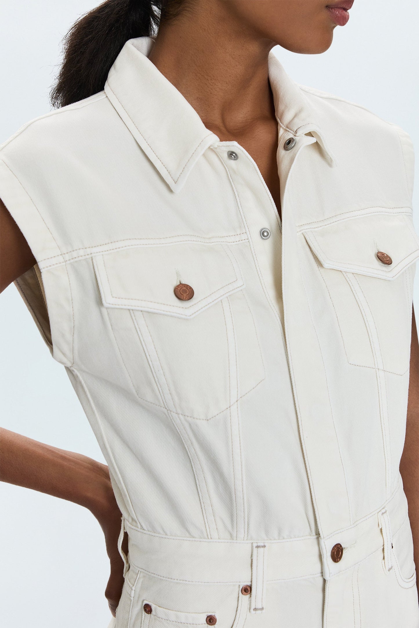 Lennox Romper - Ecru