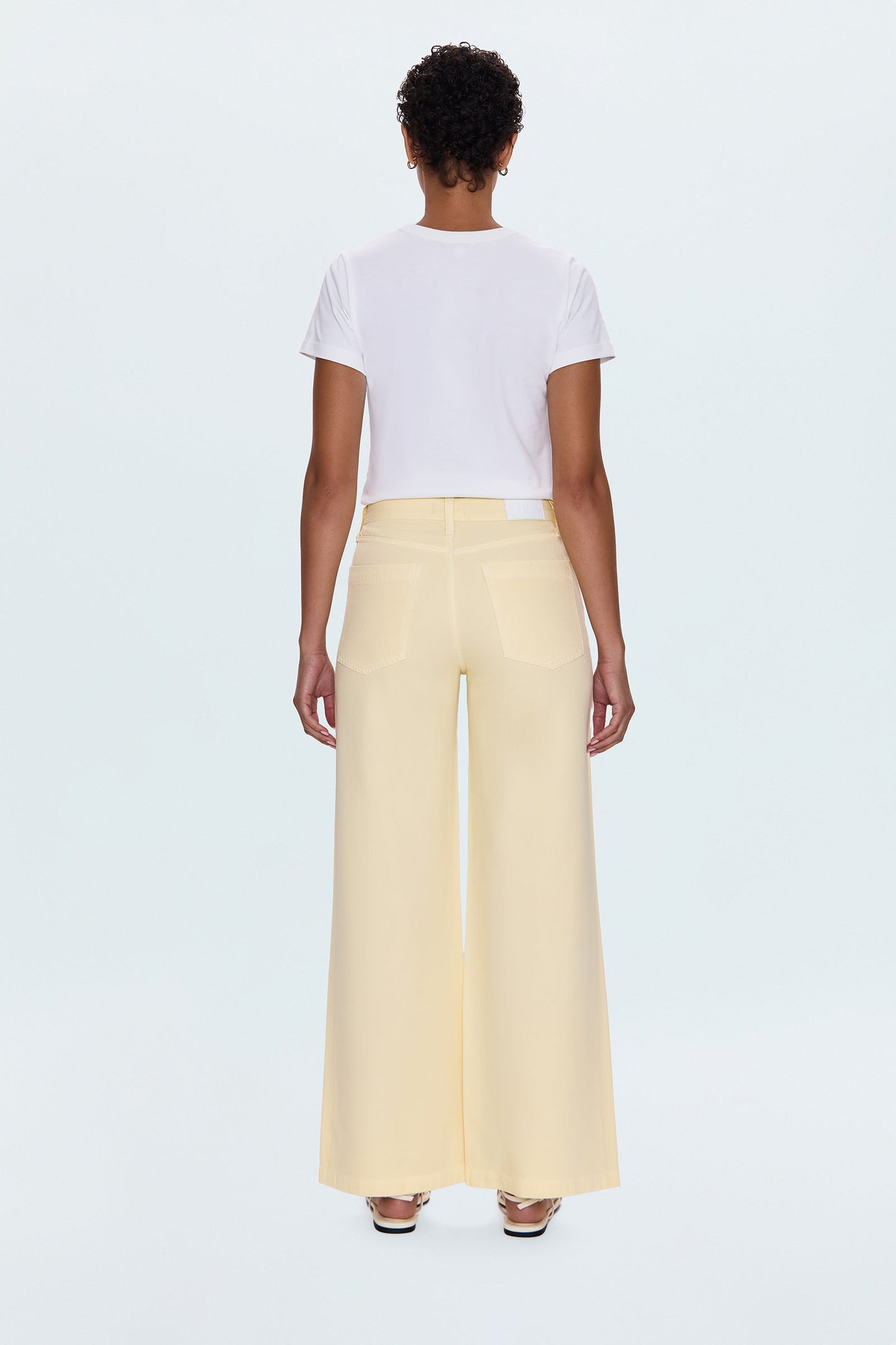 Jadyn Low Slung Palazzo Jean - Lemonade
