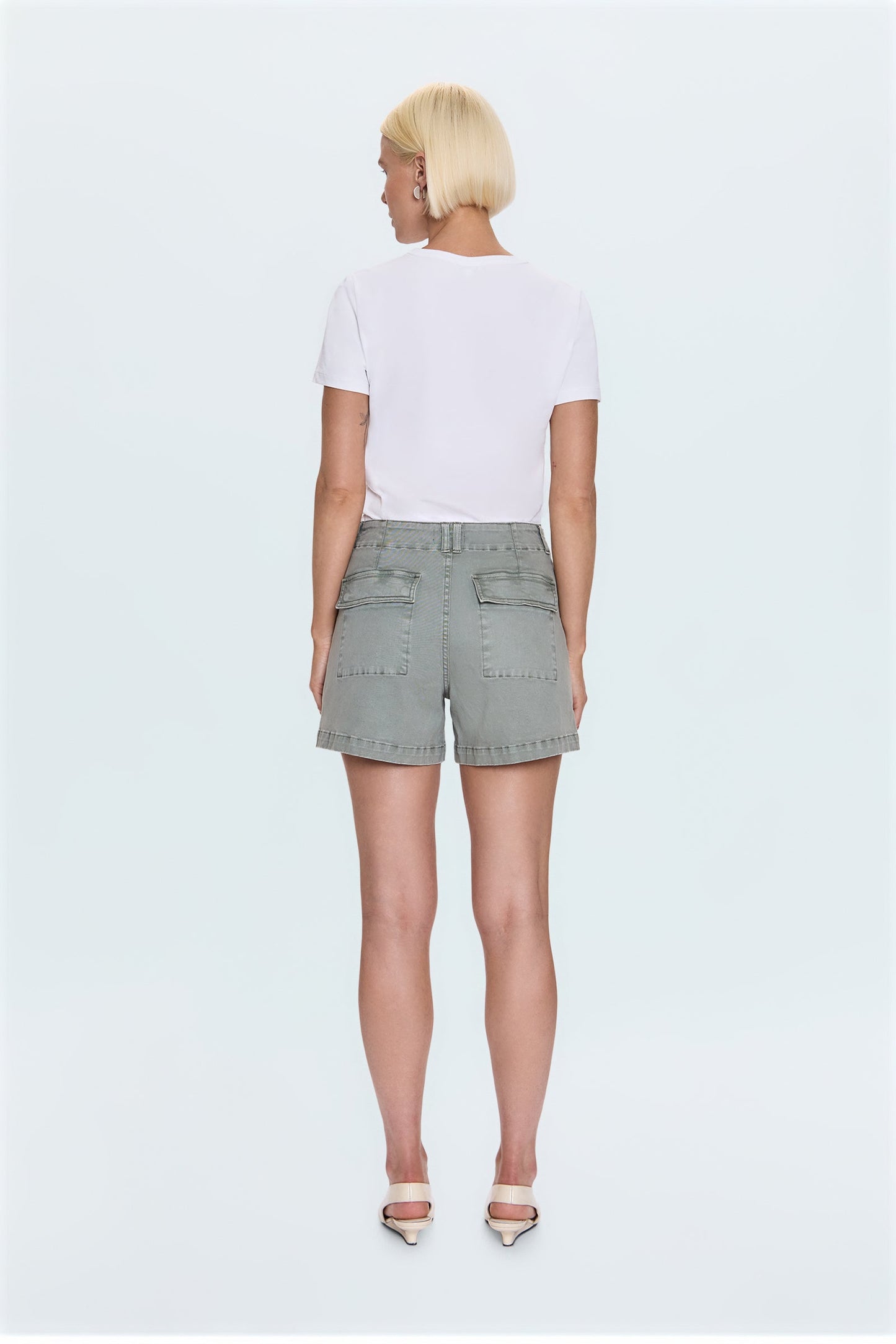 Marissa High Rise Utility Short - Bluff