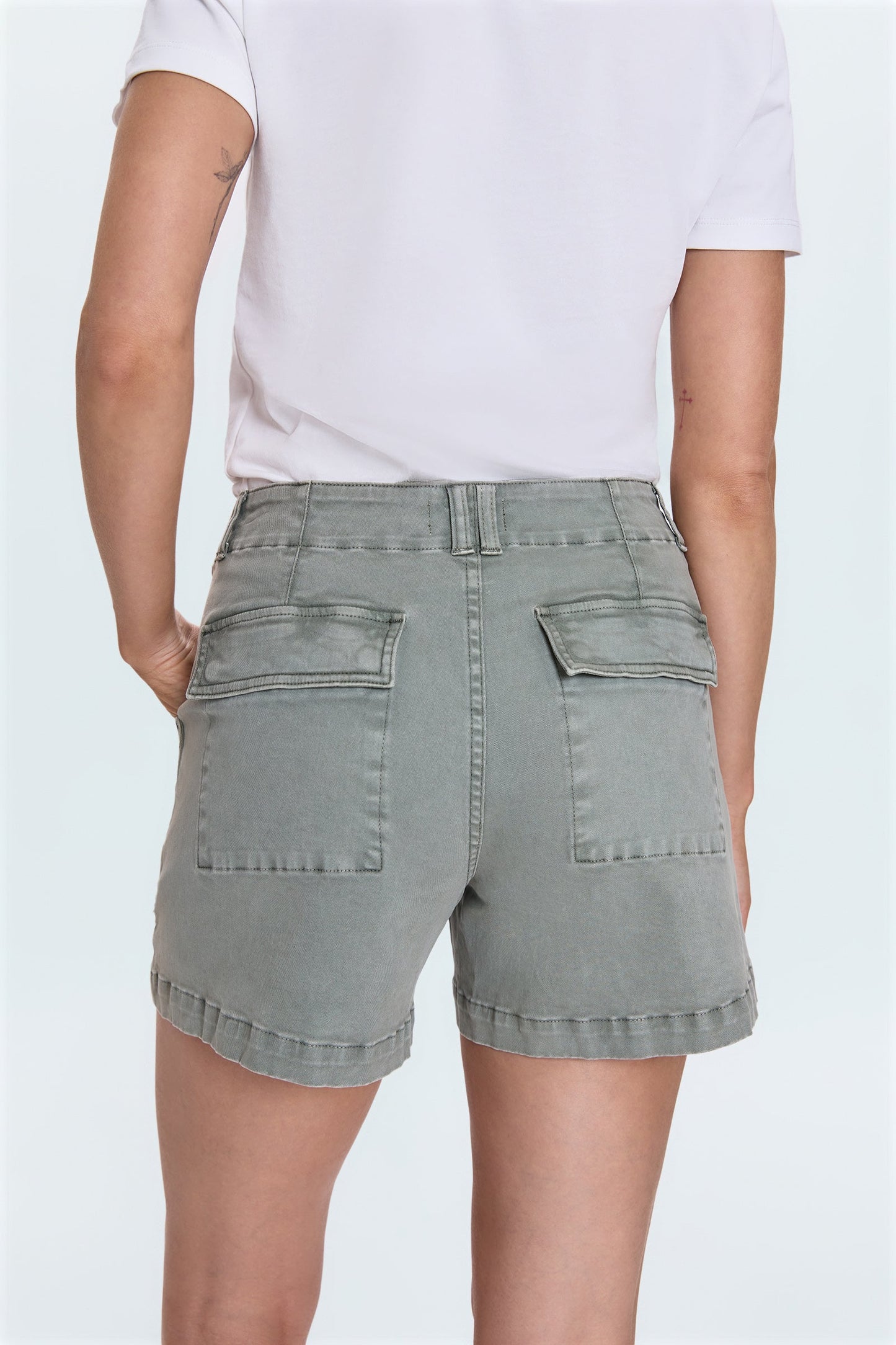 Marissa High Rise Utility Short - Bluff