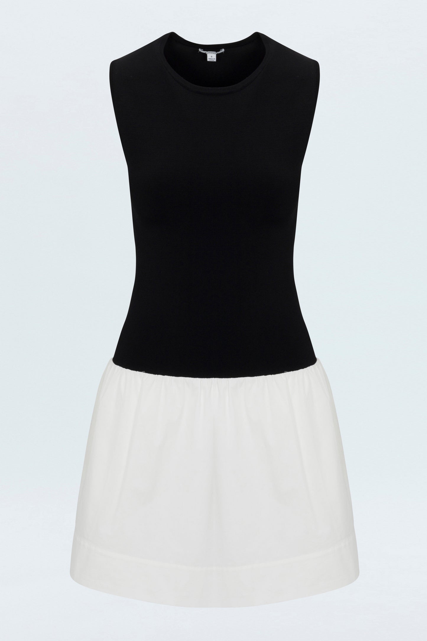 Adrienne Mini Dress - Noir and Le Blanc
