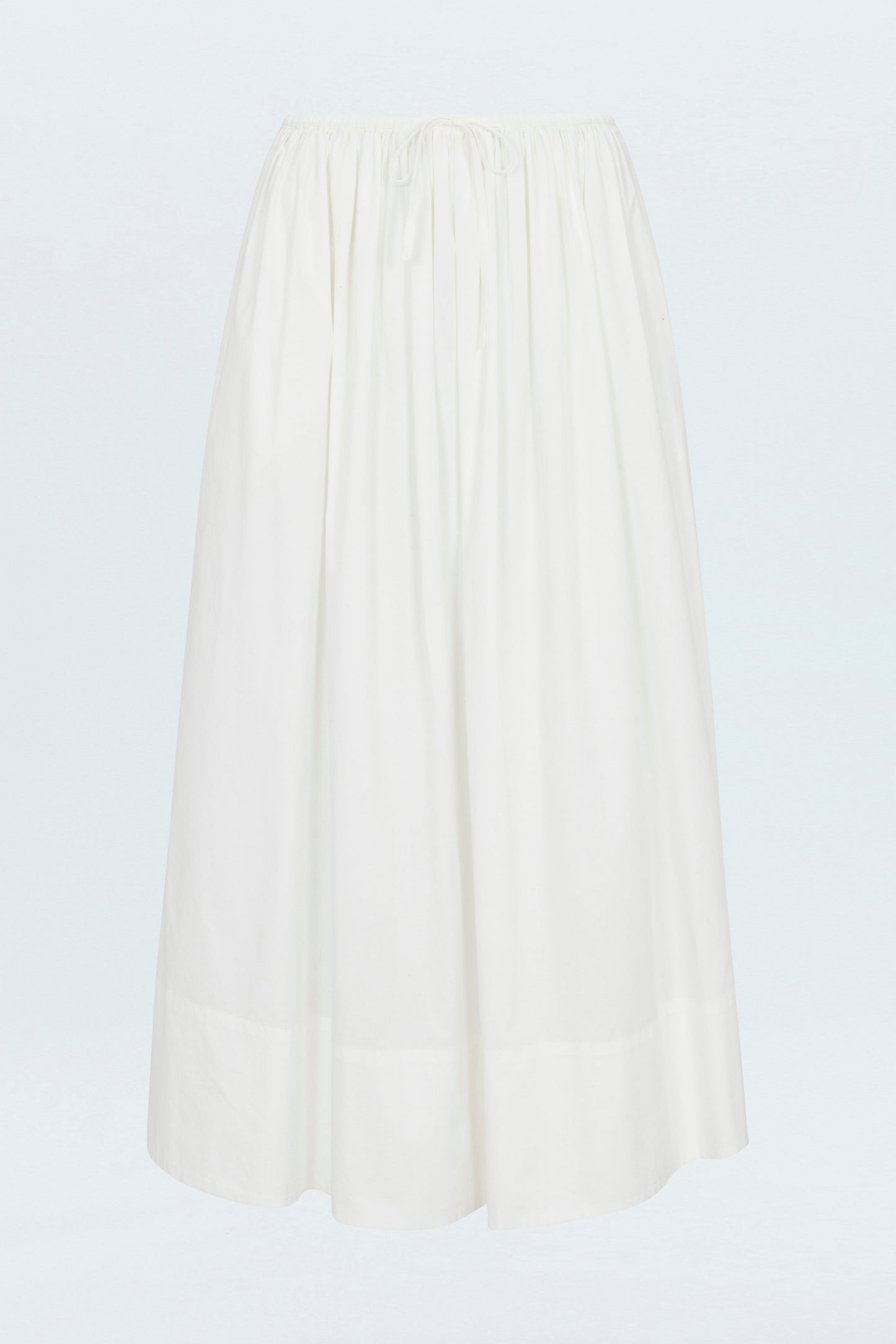 Noelle Poplin Maxi Skirt - Le Blanc