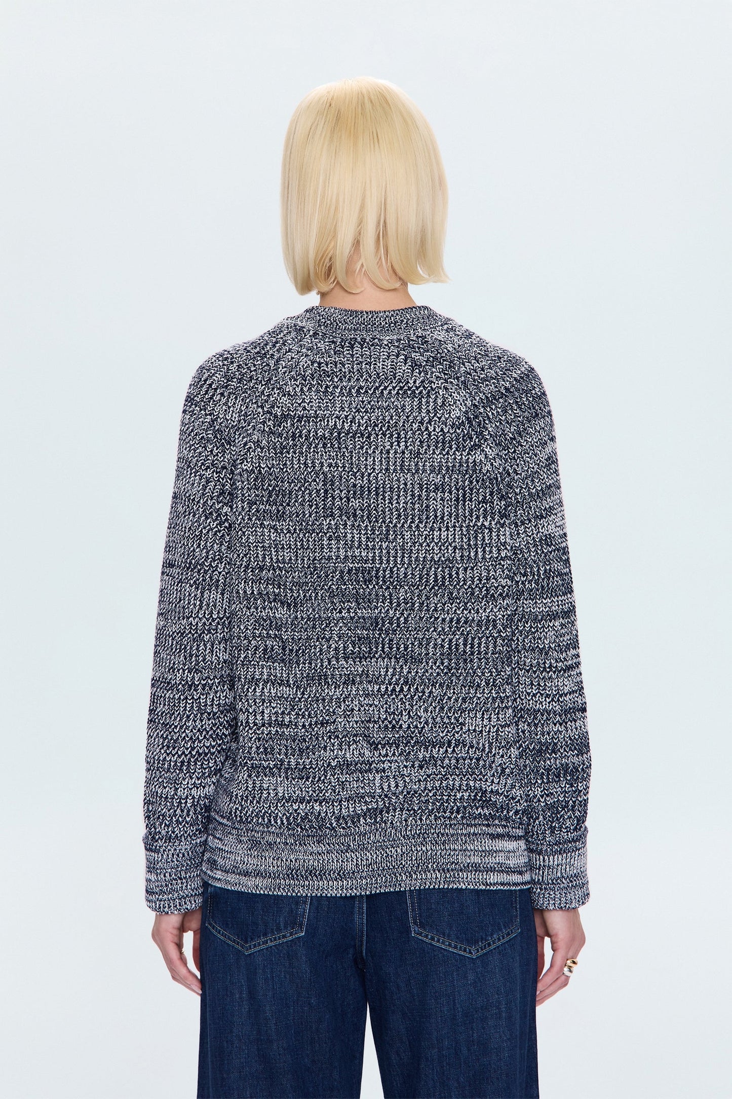 Edie Sweater - Navy Marl