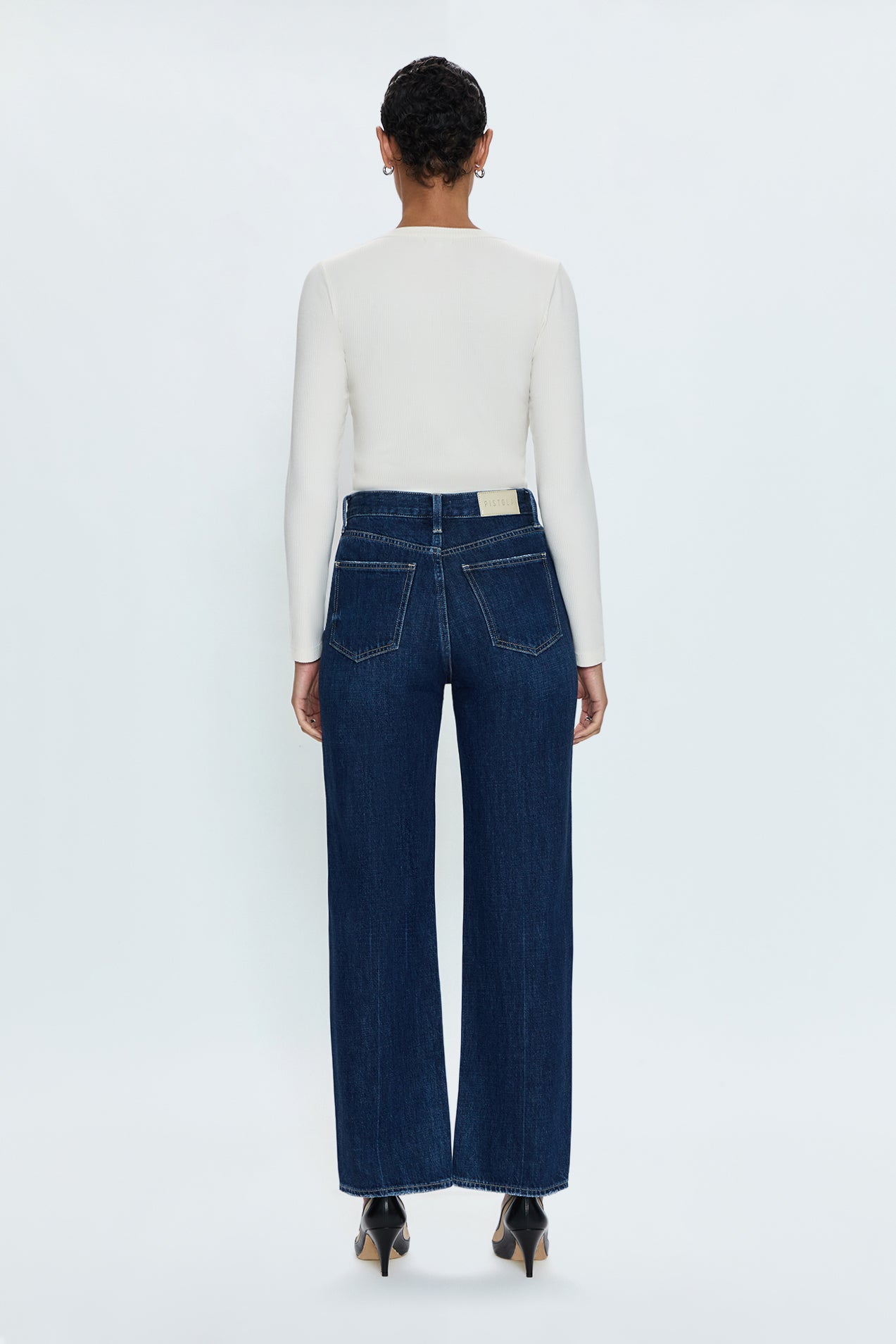PETITE Cassie Super High Rise Straight Jean - Cultivate