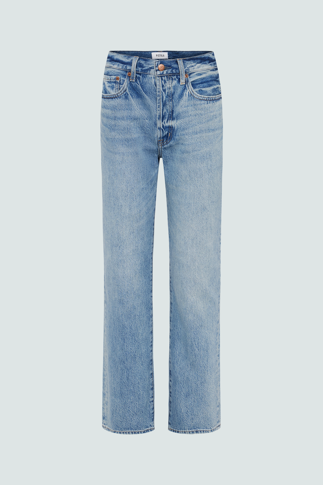 PETITE Cassie Super High Rise Straight Jean - Bramble