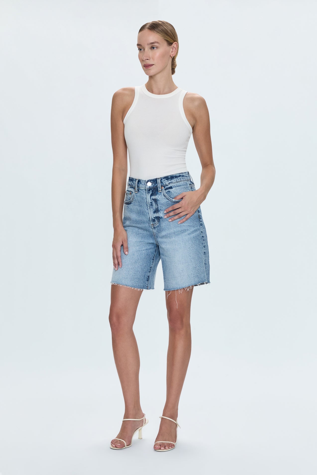Kaylee High Rise Pinched Loose Short - Boulder