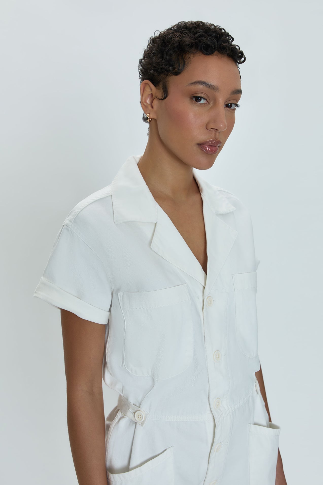 Parker Romper - Ecru