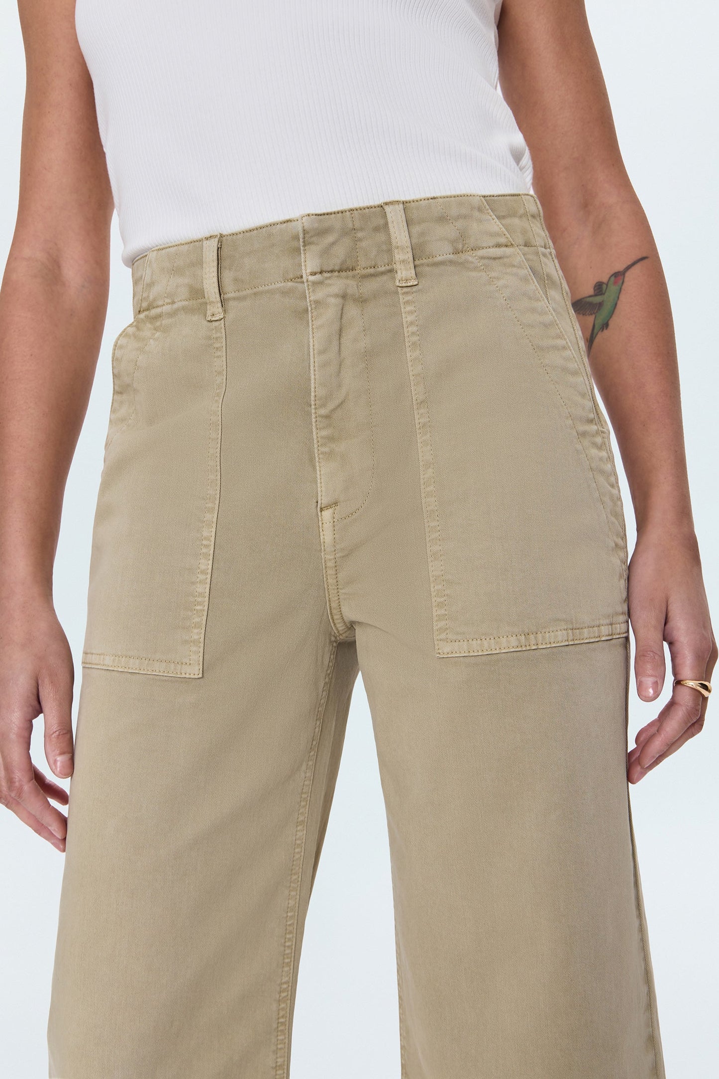 Sophia Wide Leg Pant - Artichoke