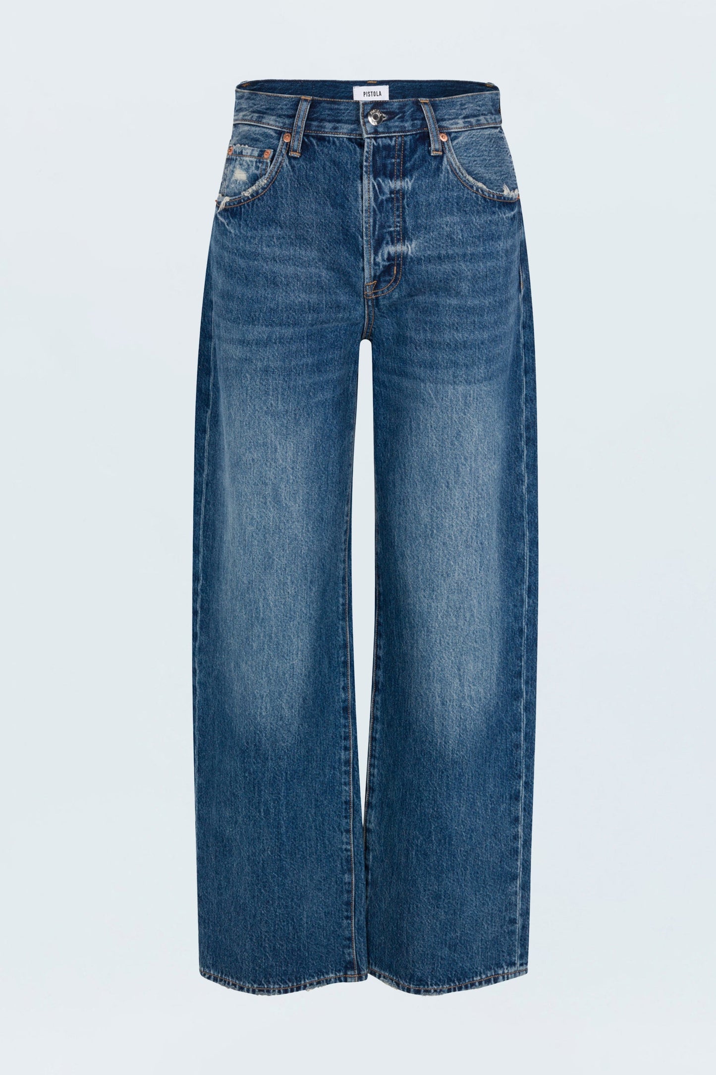 Tate High Rise Bowed Wide Leg Jean - Fulton