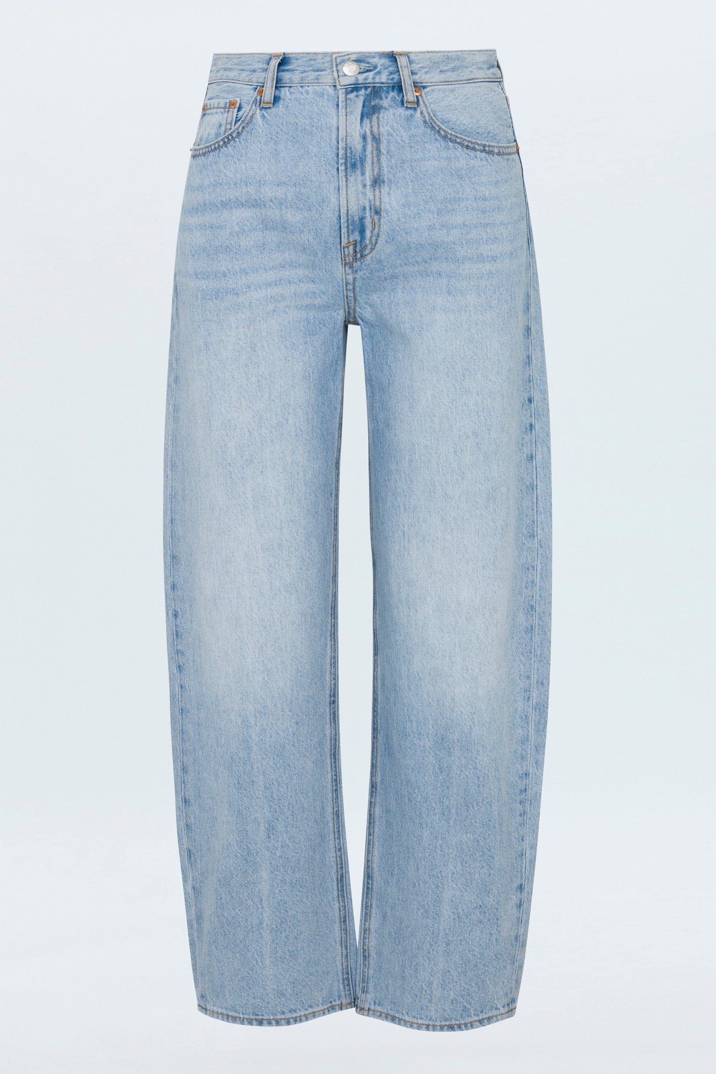 Wes High Rise Barrel Jean - Gaze