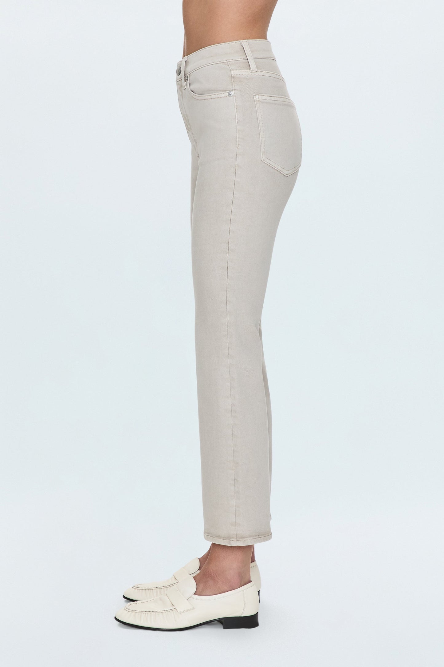 Lennon High Rise Boot Jean - Stone