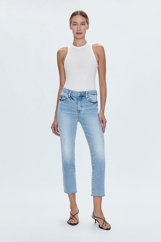 Monroe Crop High Rise Cigarette Crop Jean - Strive