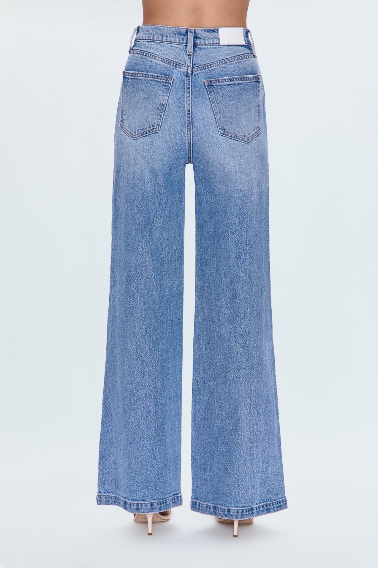 PETITE Lana High Rise Ultra Wide Jean - Break