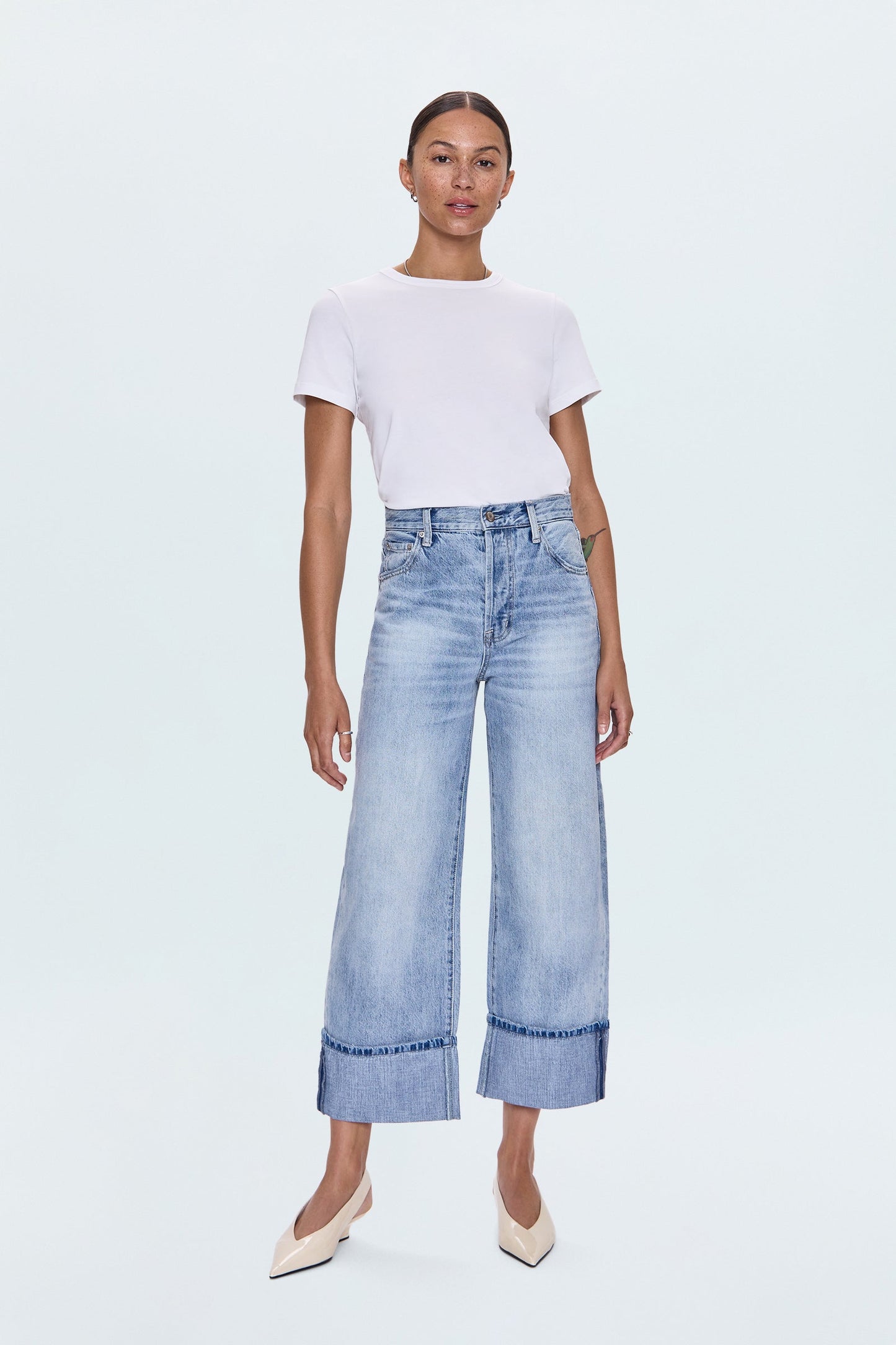 Ryder High Rise Cuffed Jean - Essex