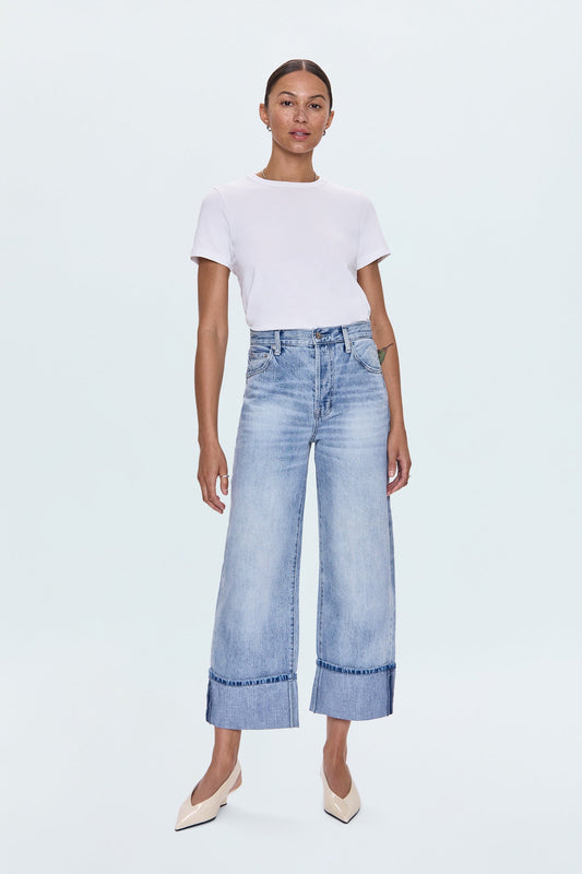 Ryder High Rise Cuffed Jean - Essex