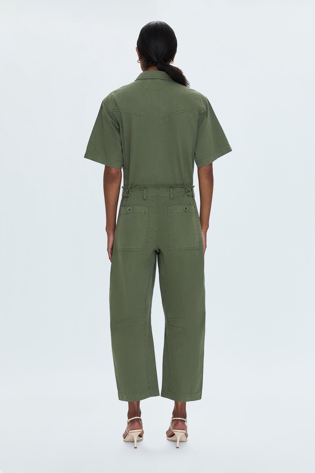 Pippa Curved Leg Jumpsuit - Meadow