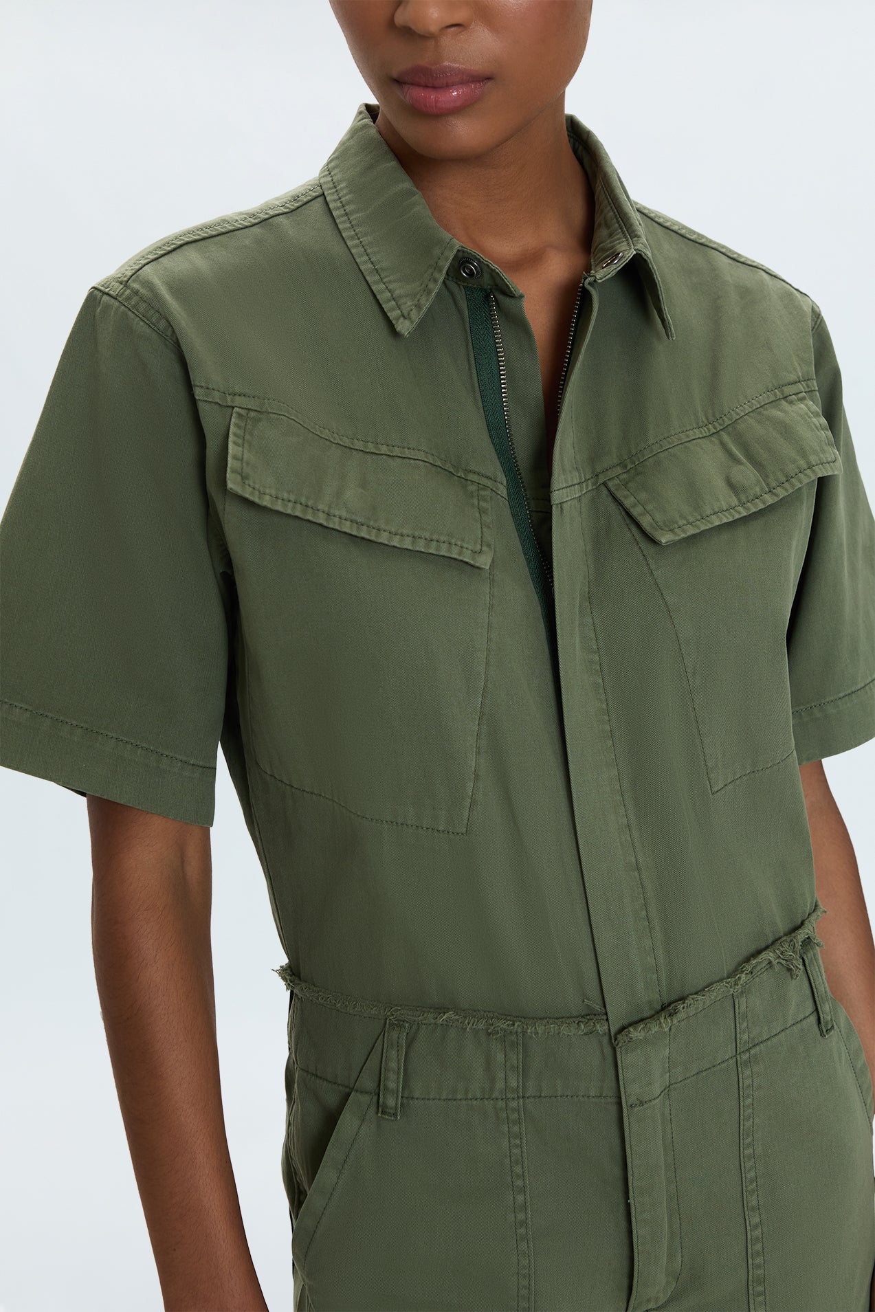 Pippa Curved Leg Jumpsuit - Meadow