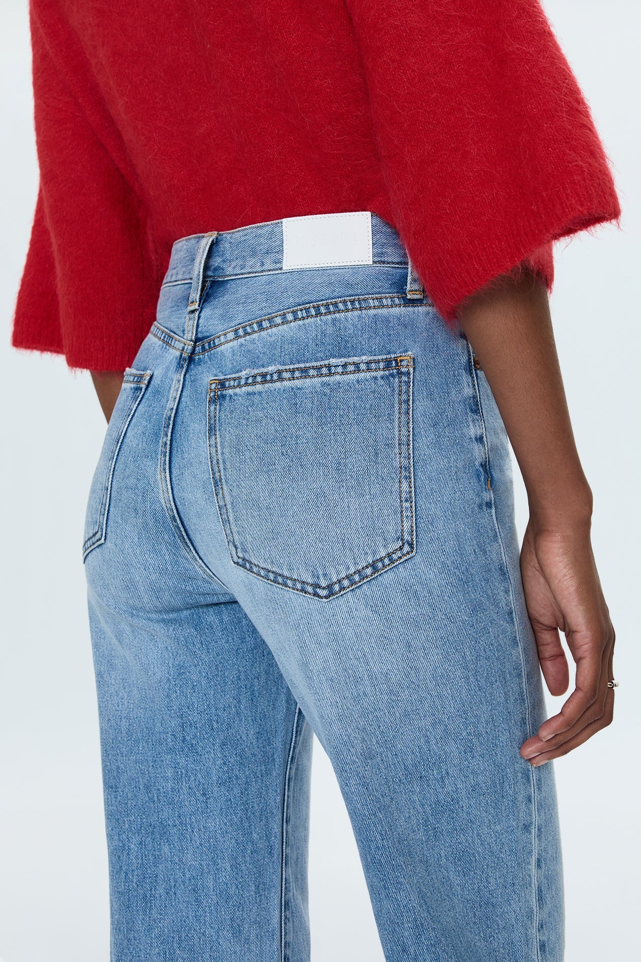 Cassie Super High Rise Straight Jean - Savvy Vintage