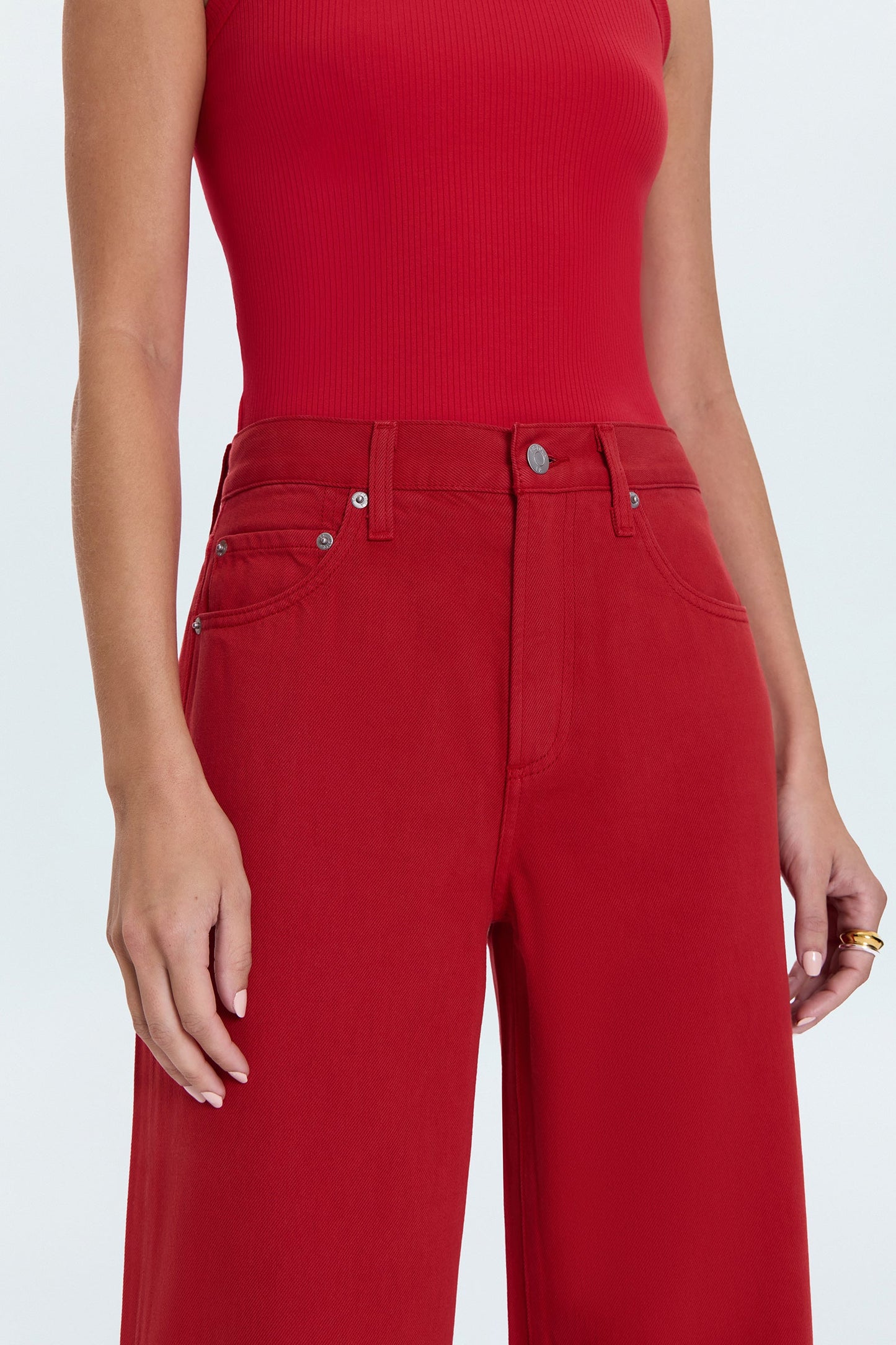 Jadyn Low Slung Palazzo Jean - Samba