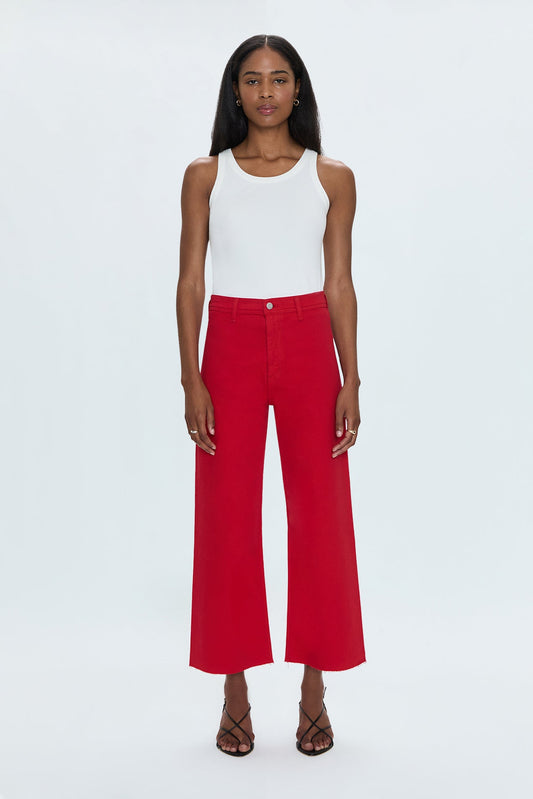 Penny High Rise Wide Leg Jean -  Ruby