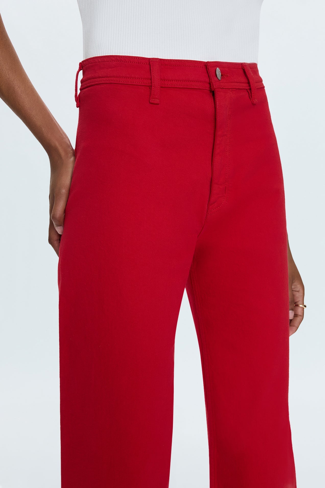 Penny High Rise Wide Leg Jean -  Ruby