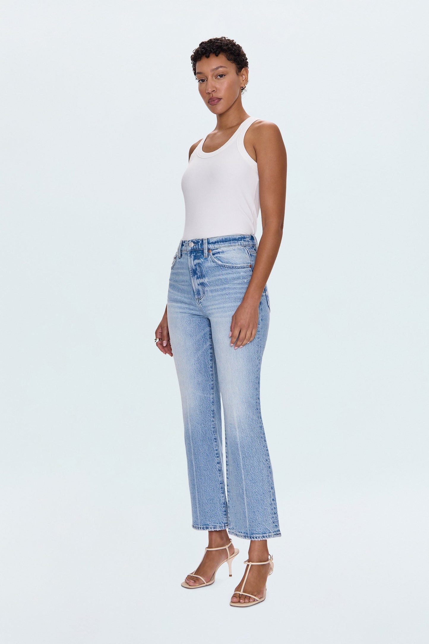 Ally High Rise Ankle Boot Jean - High Tide