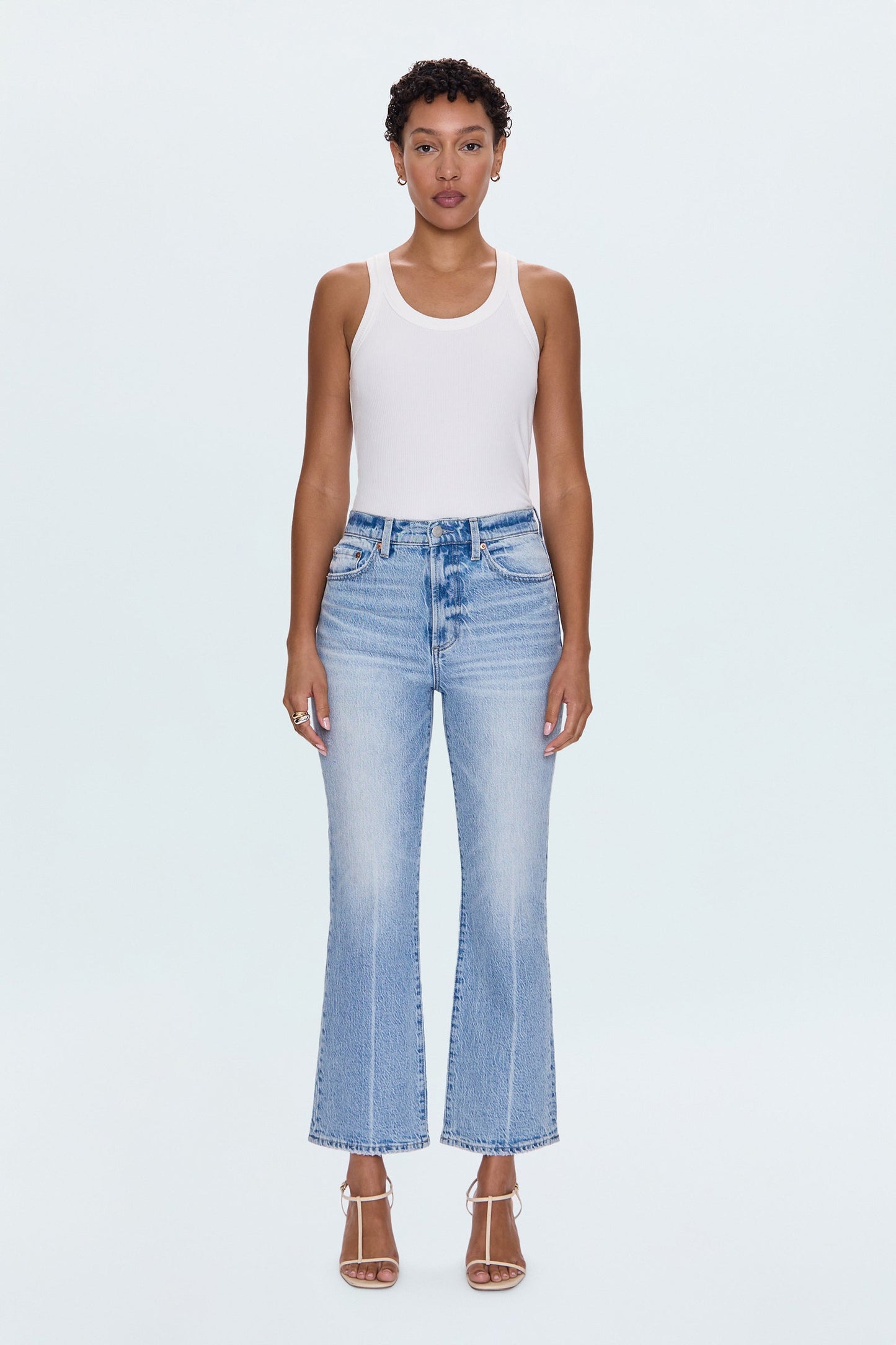 Ally High Rise Ankle Boot Jean - High Tide