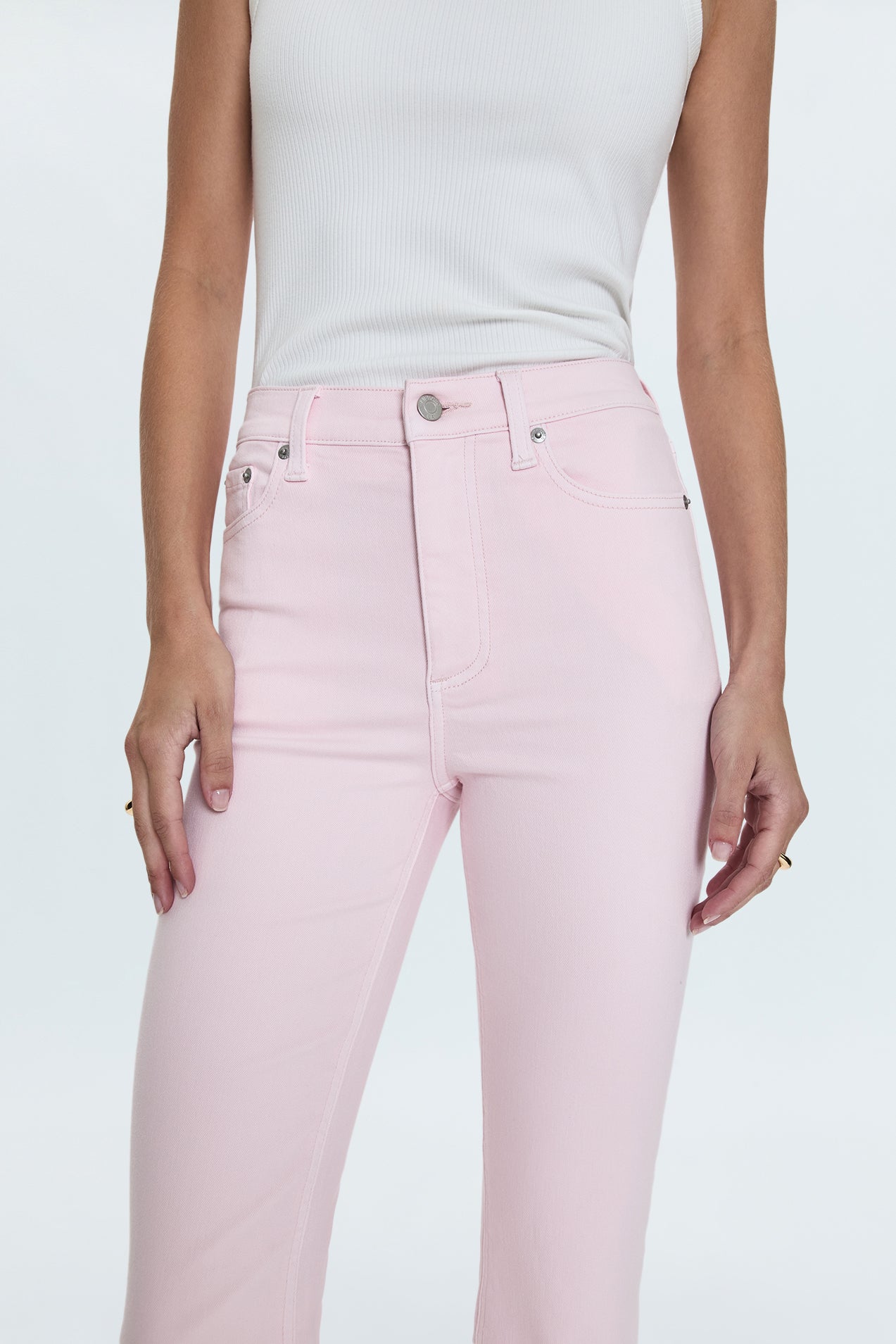 Lennon High Rise Boot Jean - Blush