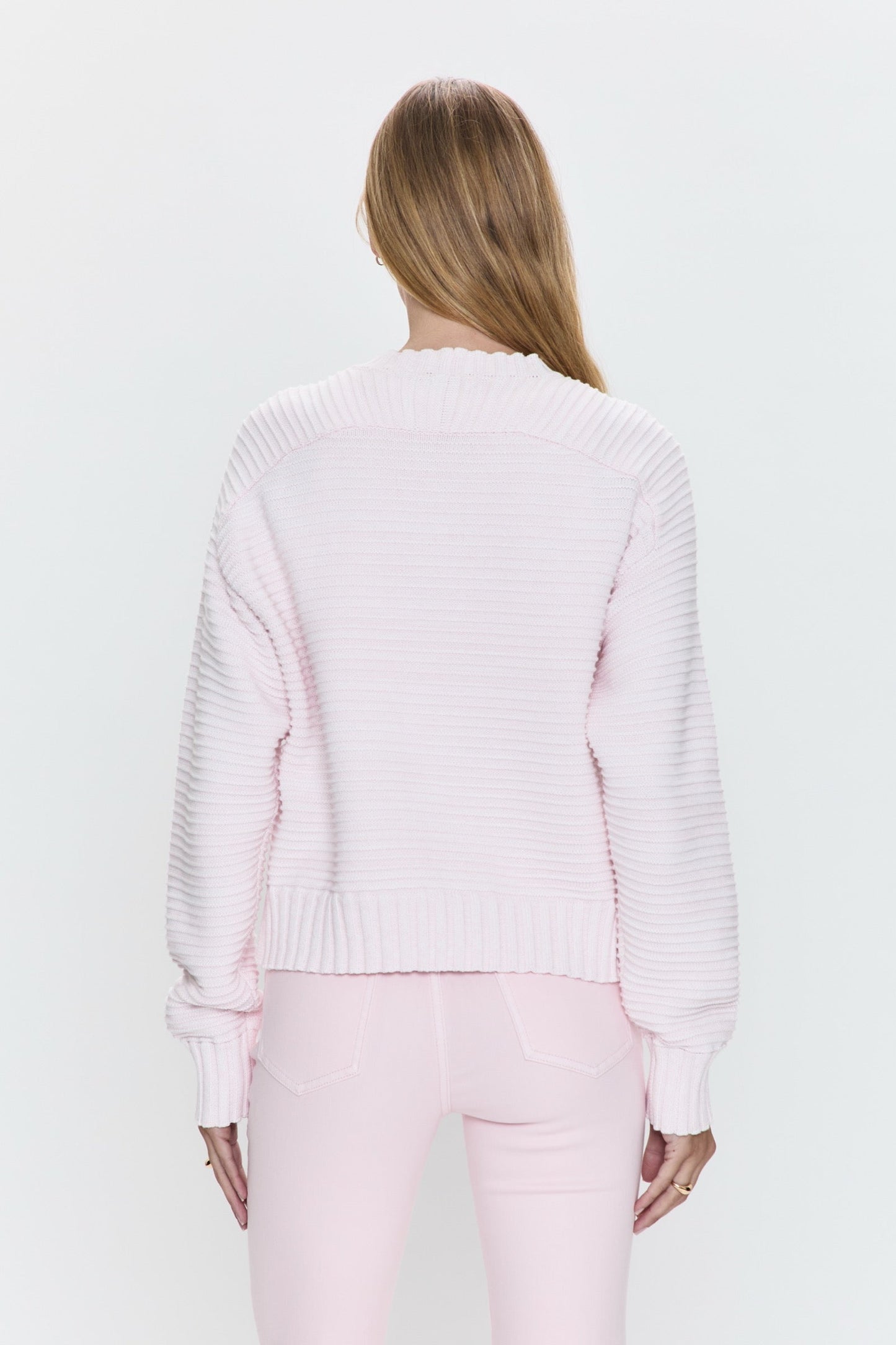 Adina Sweater - Barely Pink Marl