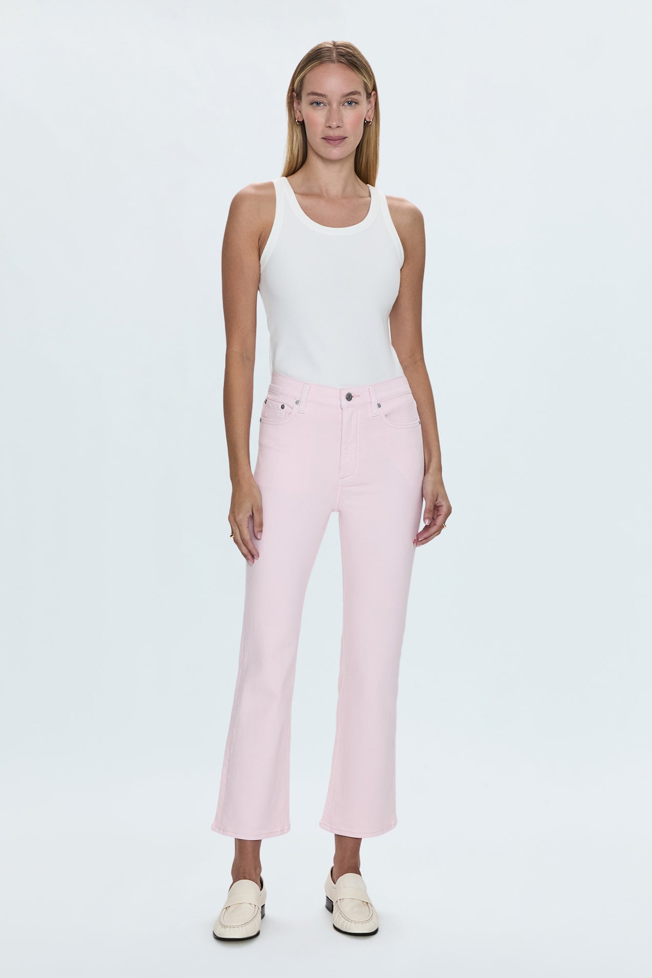 Lennon High Rise Boot Jean - Blush