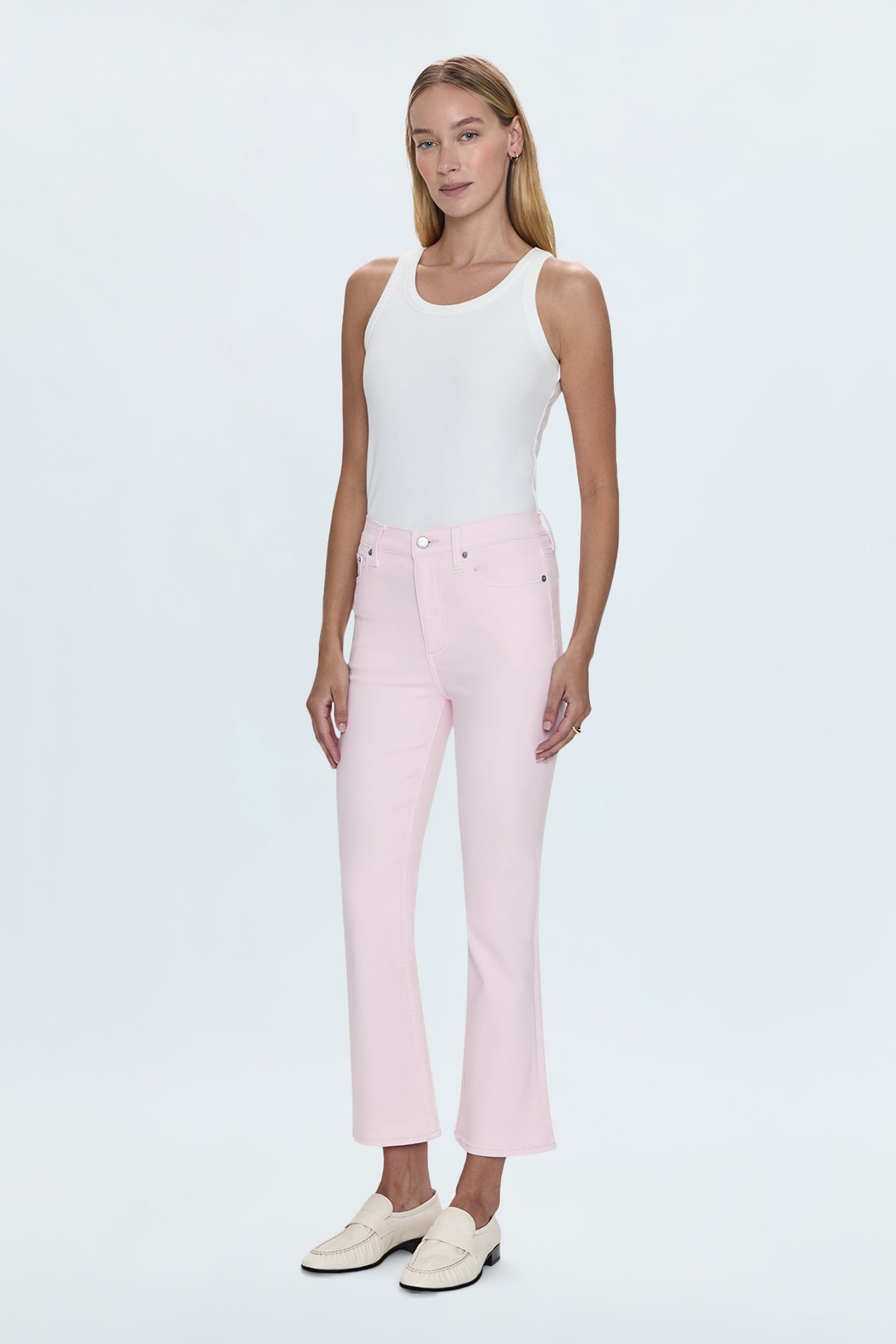 Lennon High Rise Boot Jean - Blush
