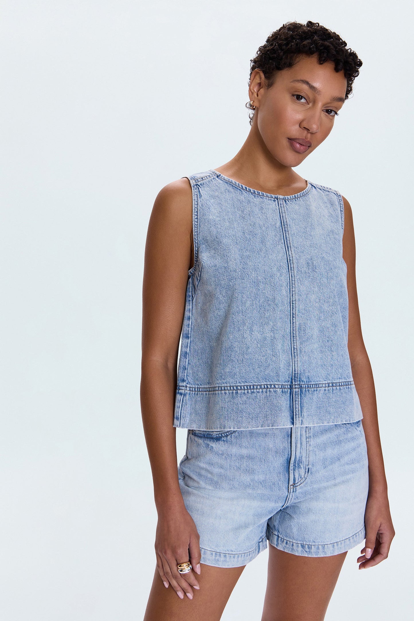 Rue Pop Over Swing Shirt - Berkeley