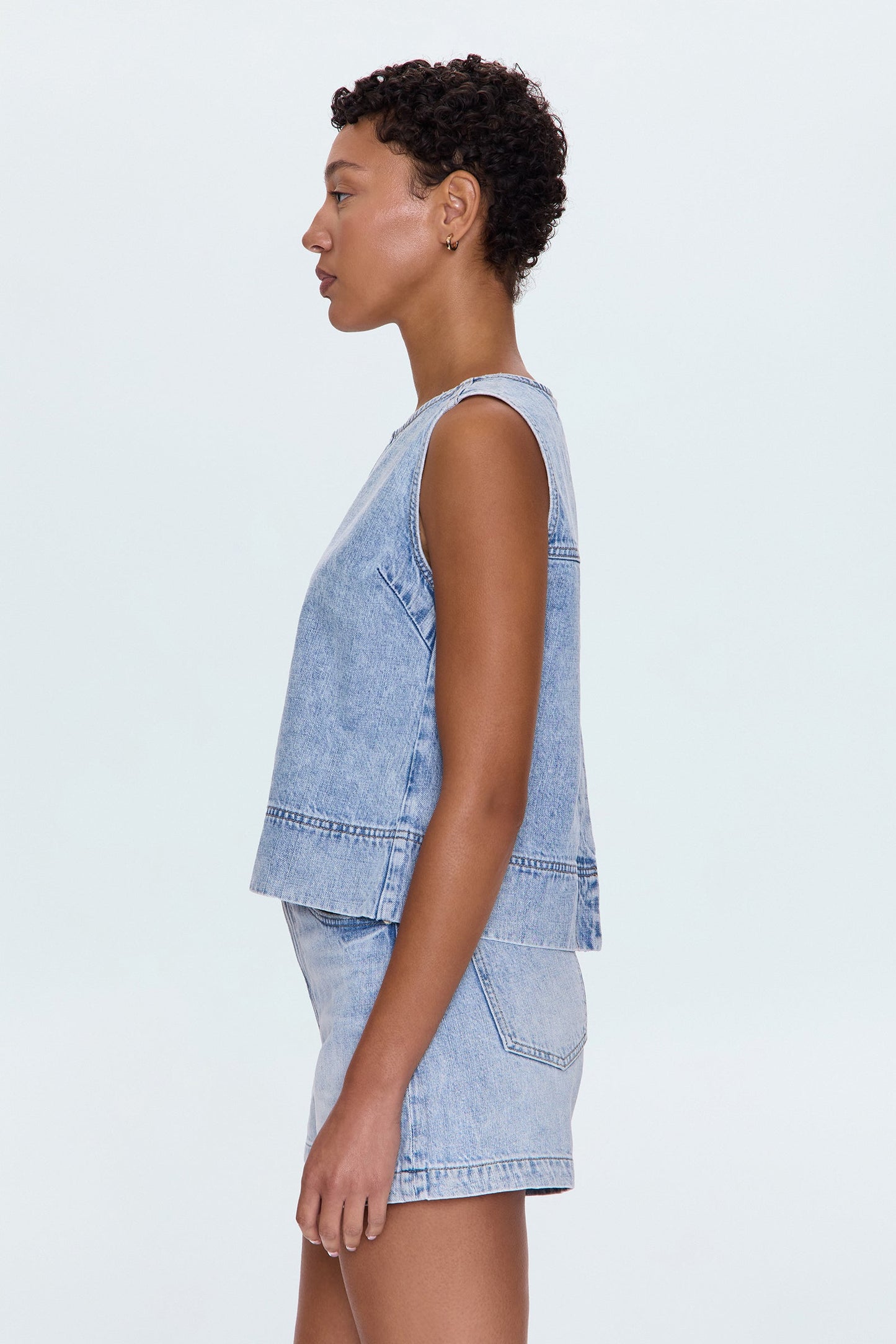 Rue Pop Over Swing Shirt - Berkeley