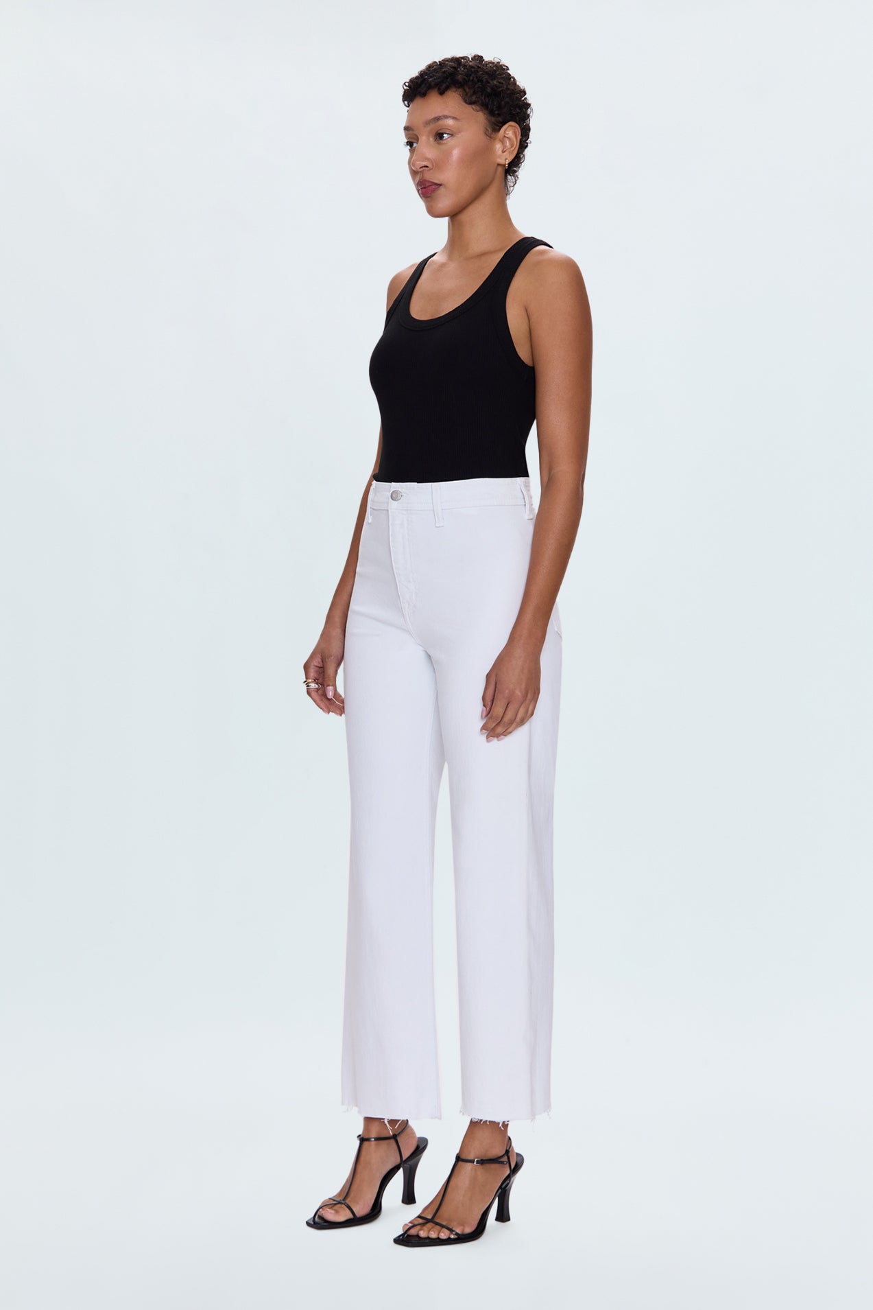 Penny High Rise Wide Leg Jean -  Blizzard
