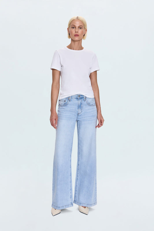 Jadyn Low Slung Palazzo Jean - Chateau