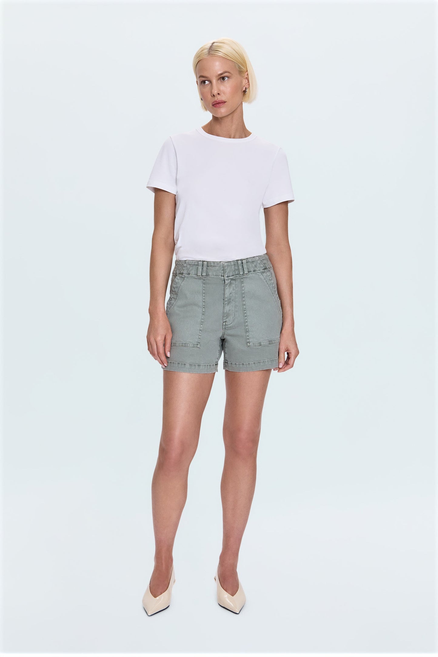 Marissa High Rise Utility Short - Bluff