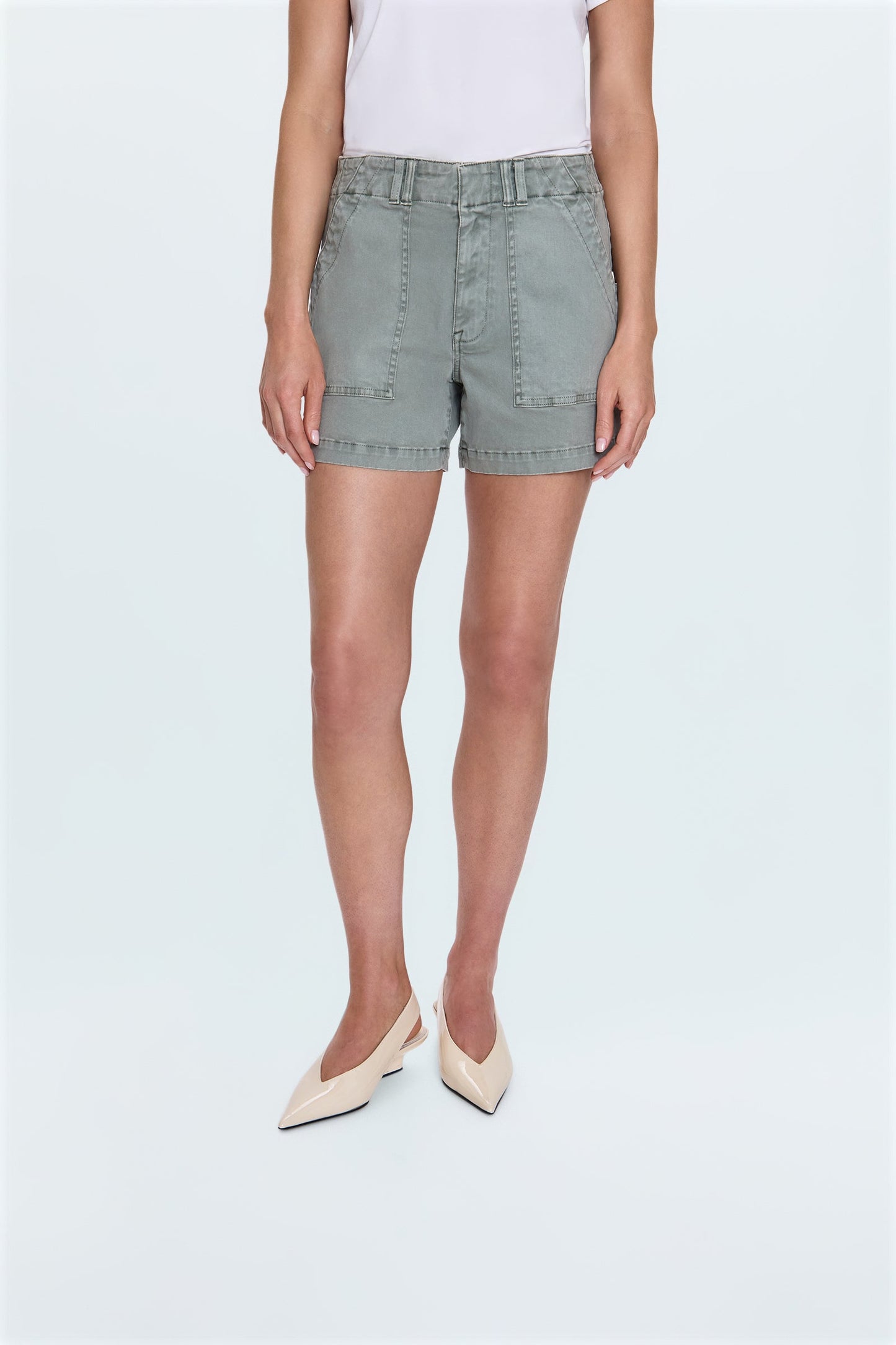 Marissa High Rise Utility Short - Bluff