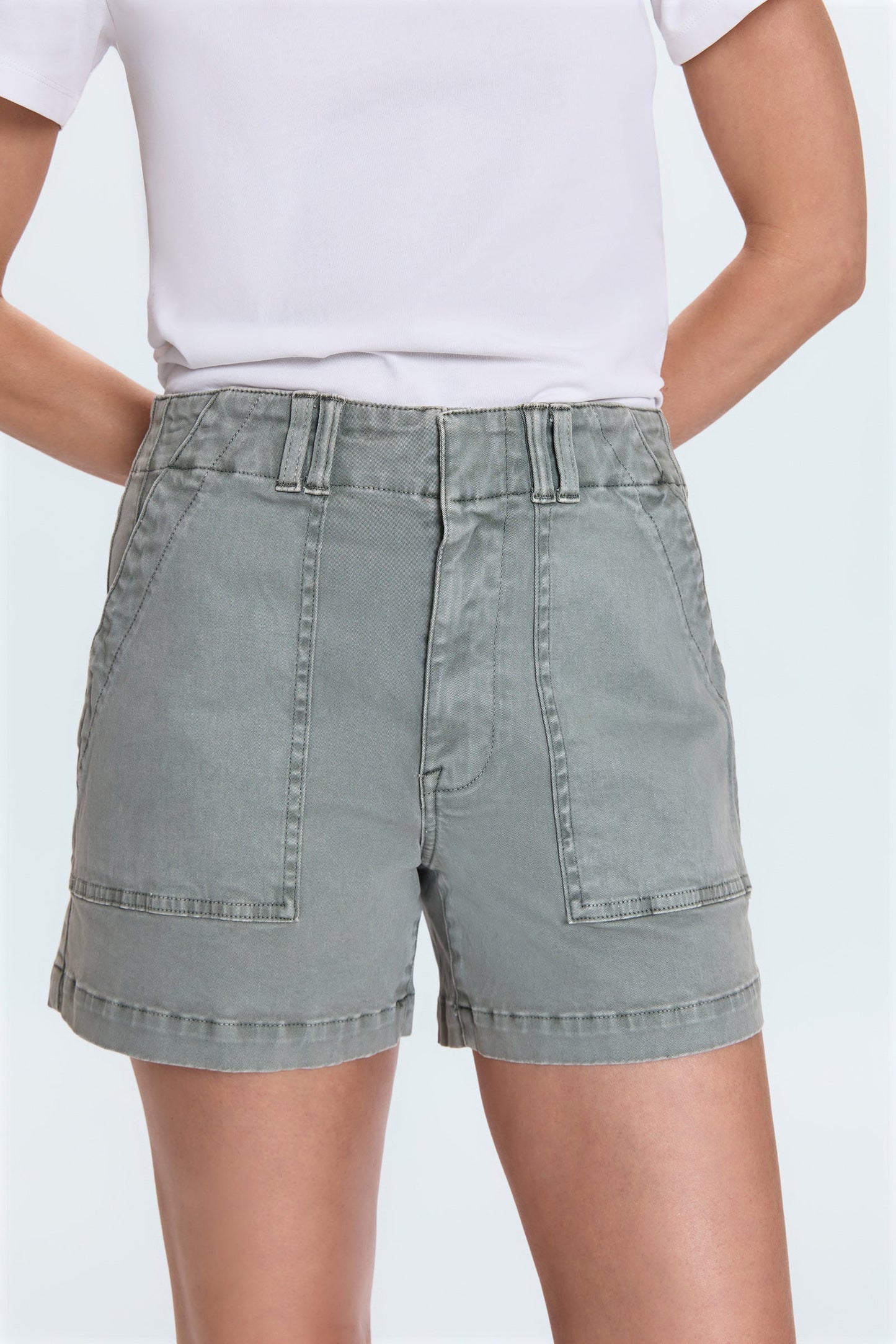 Marissa High Rise Utility Short - Bluff