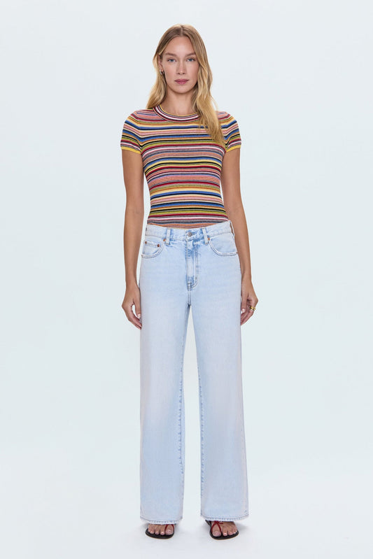 Hendrix High Rise Baggy Jean - Waterfall