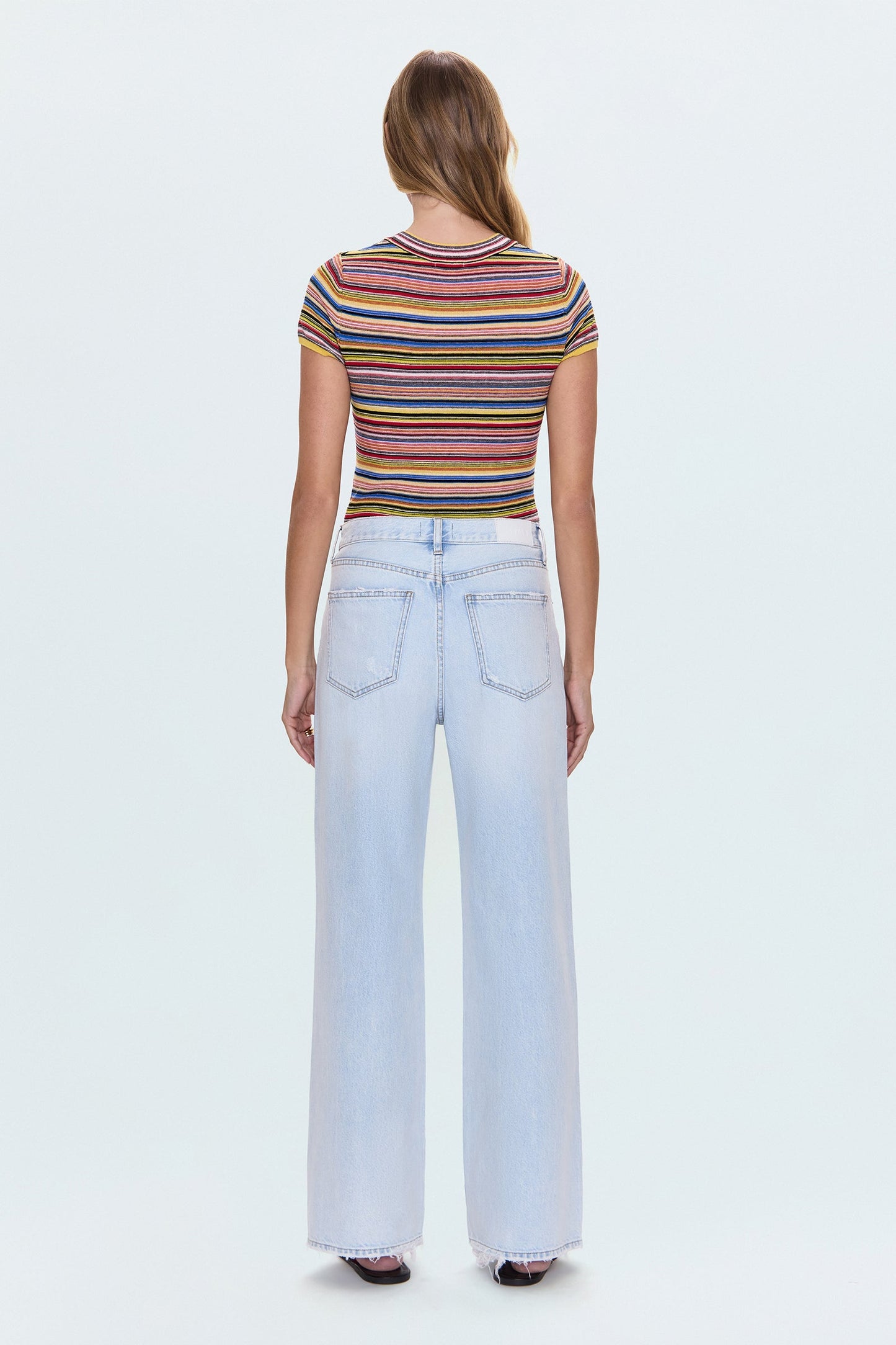 Hendrix High Rise Baggy Jean - Waterfall