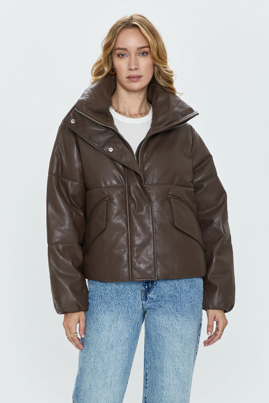 Donovan Puffer Jacket - Espresso