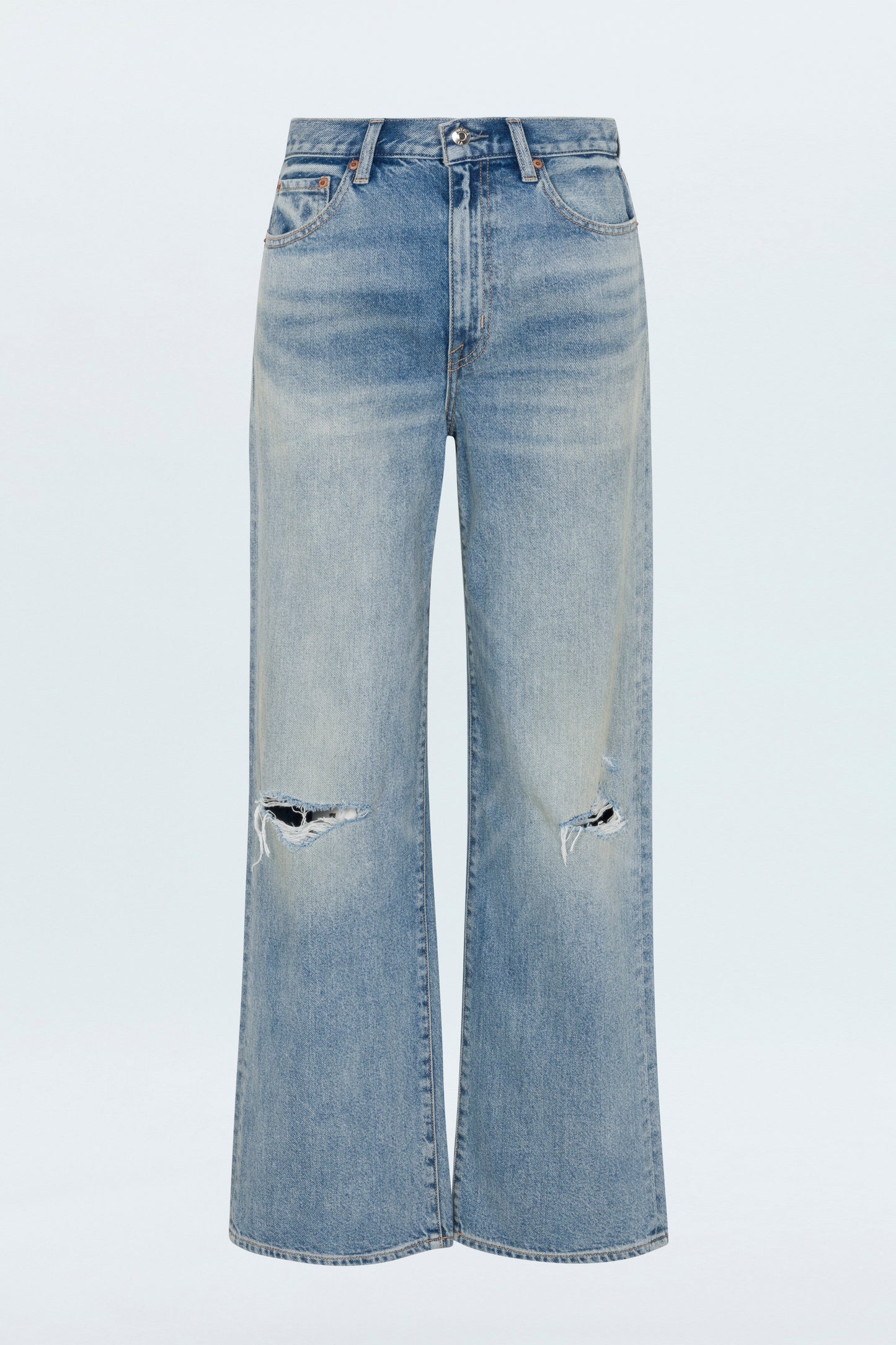 Hendrix High Rise Baggy Jean - Apprentice Distressed