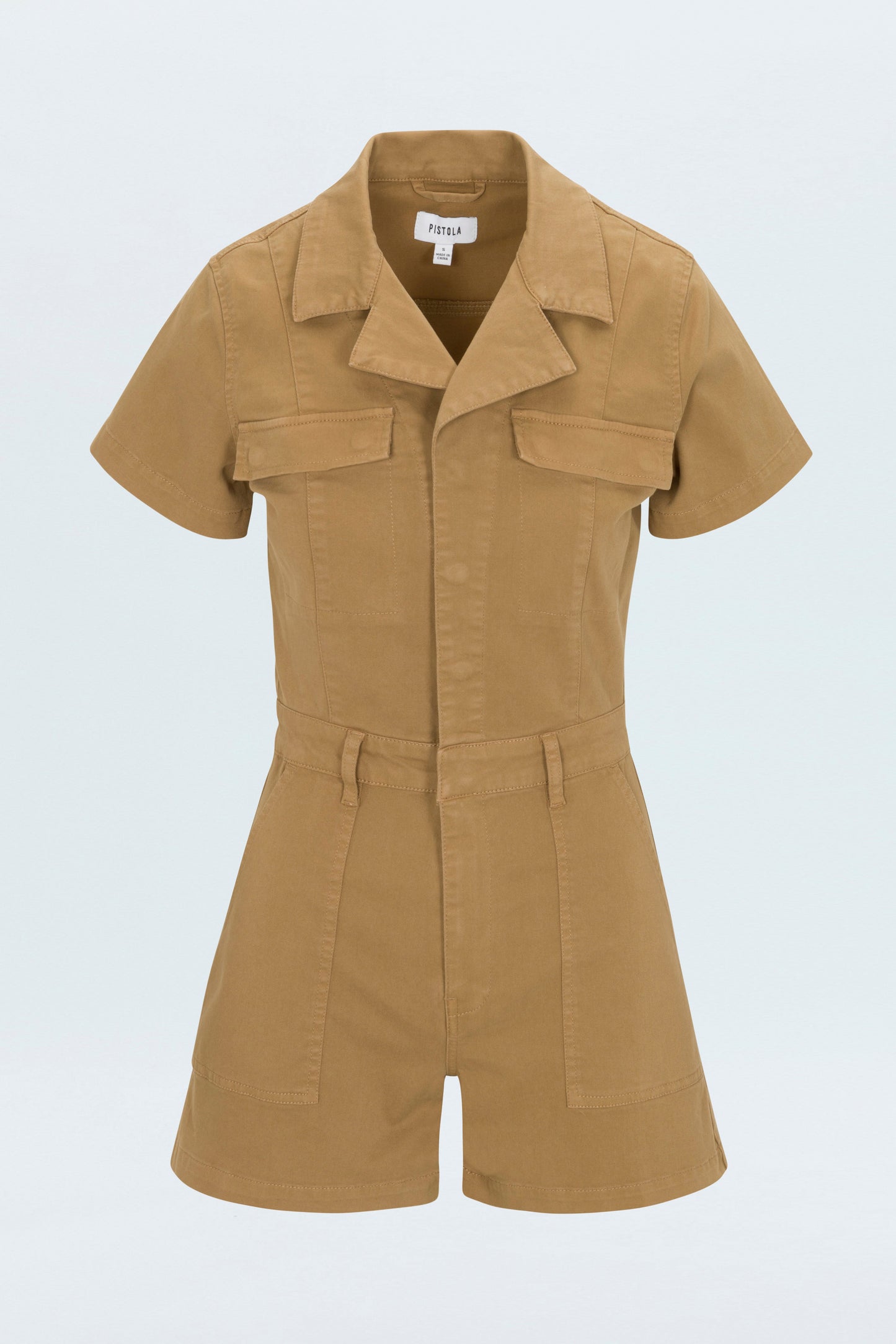 Morgan Utility Romper - Khaki