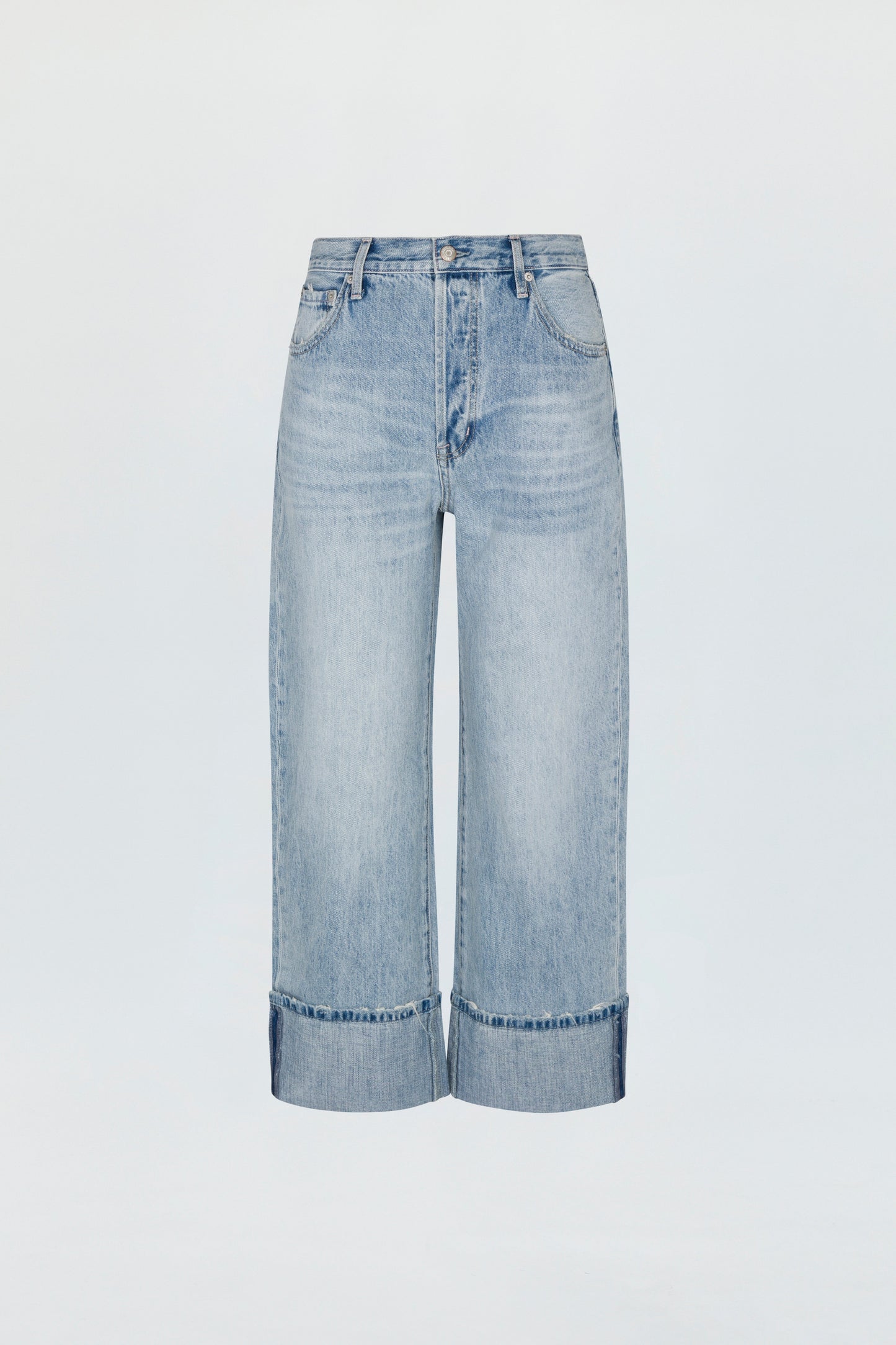 Ryder High Rise Cuffed Jean - Essex