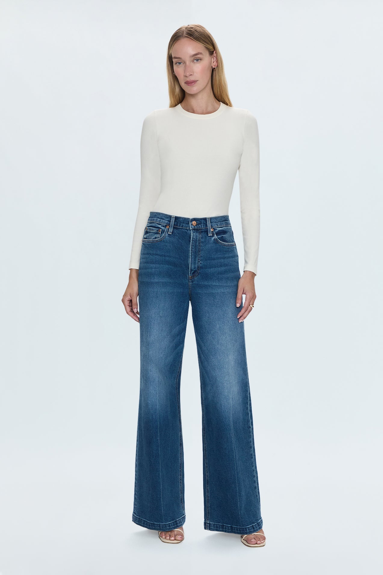 Lana High Rise Ultra Wide Leg Jean - Cider