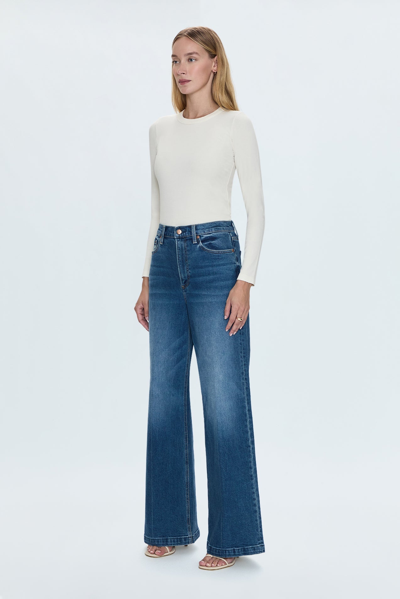 Lana High Rise Ultra Wide Leg Jean - Cider